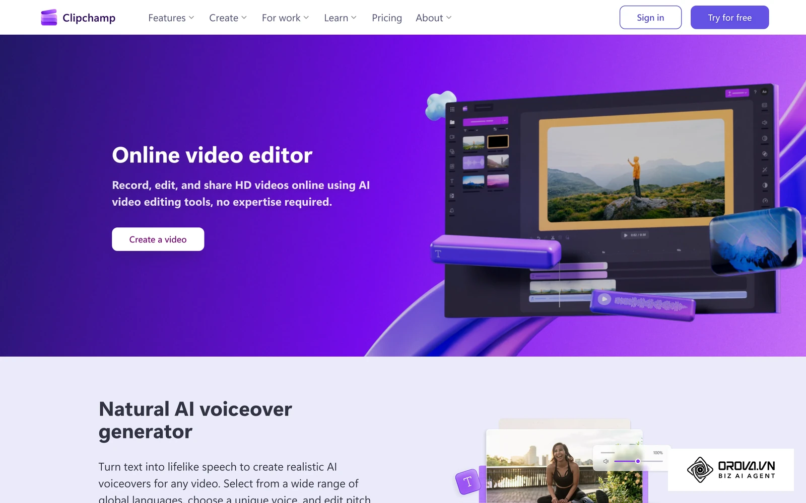 Clipchamp, Microsoft's online video editor, which can resize one clip into several aspect ratios.