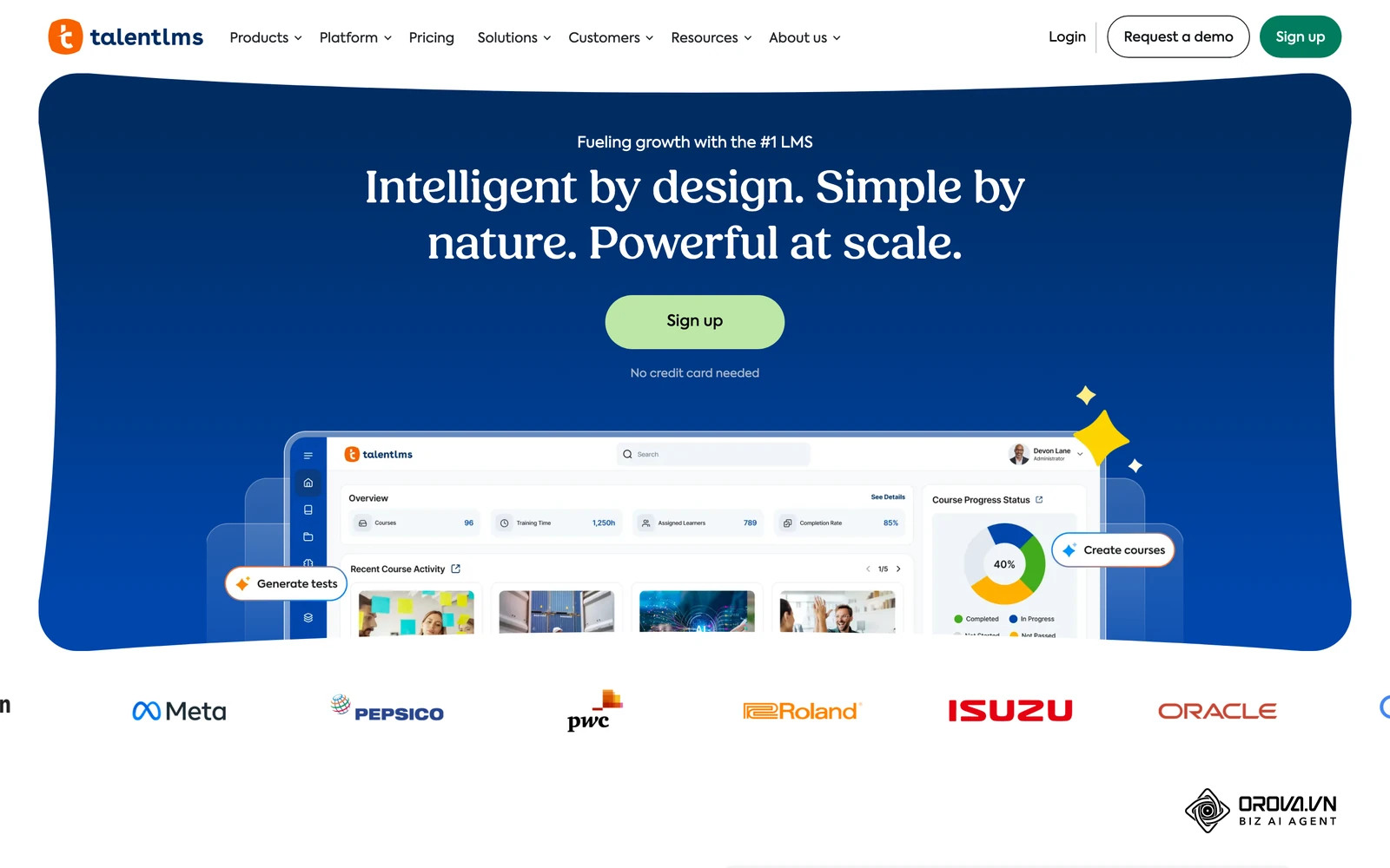 TalentLMS, otra plataforma SaaS de formación corporativa; revisa su documentación de API antes de decidir.