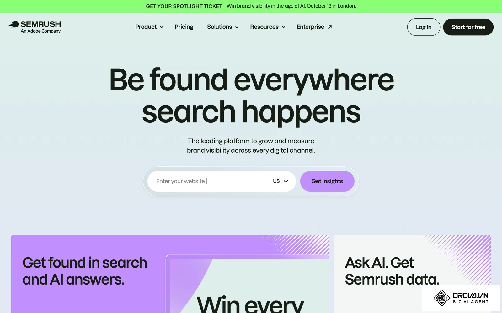 Semrush is widely regarded as an industry standard for cross-channel competitive intelligence, search advertising data, and technical site management.