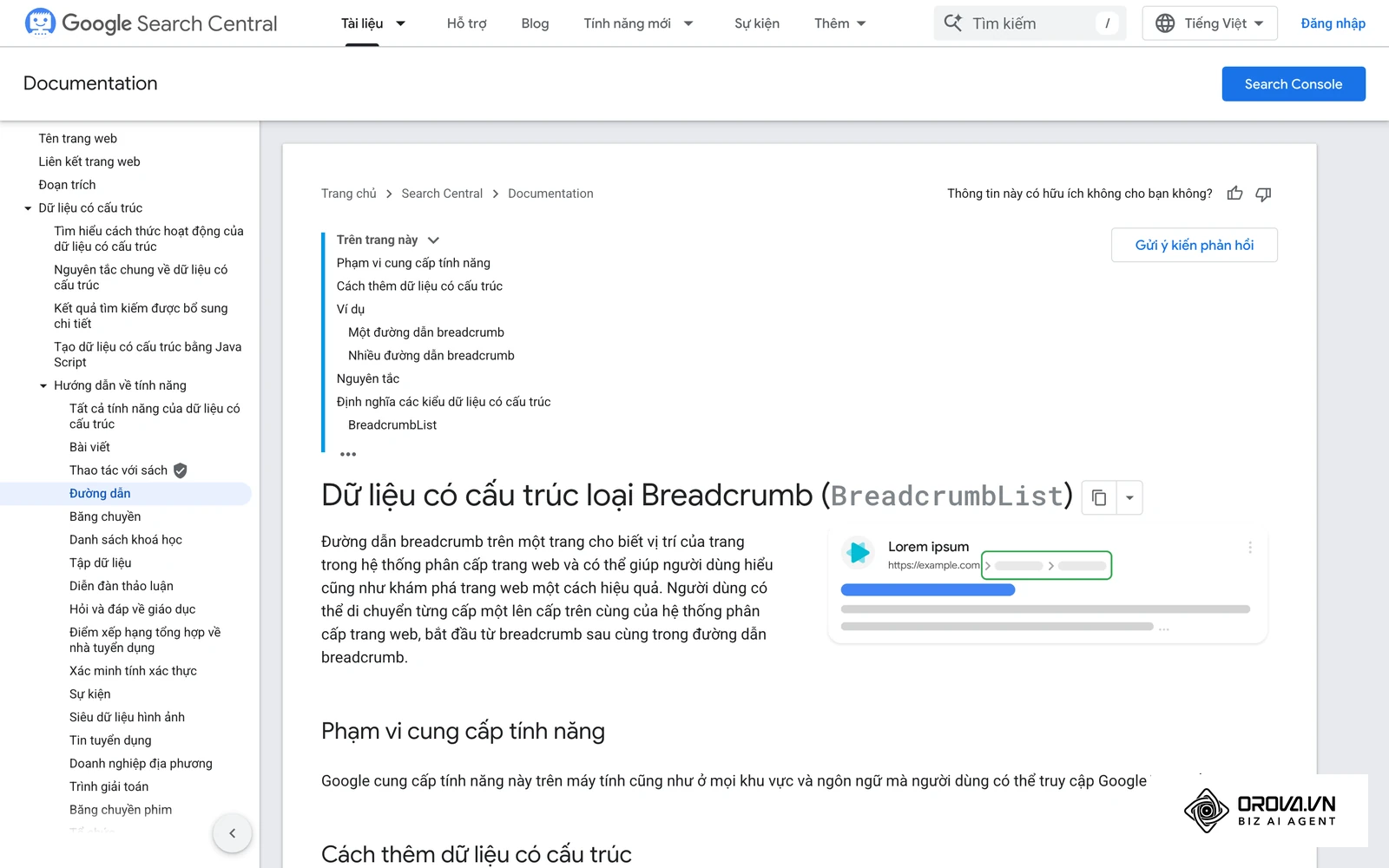 Breadcrumb Links (Liên kết thẻ điều hướng): Chuỗi liên kết thường nằm ở đầu trang (Ví dụ: Trang chủ > Blog > SEO > Internal Link), giúp người dùng biết họ đang ở đâu trong cấu trúc website.
