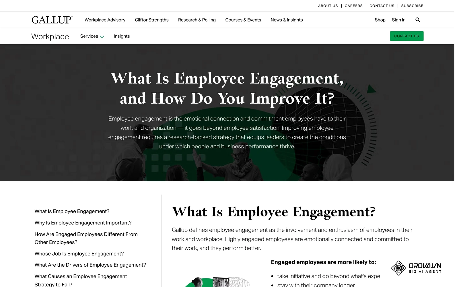 Gallup publie des analyses sur l'engagement des collaborateurs, un enjeu qui se joue dès l'intégration.