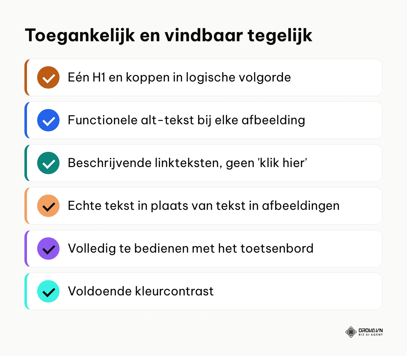 Zes toegankelijkheidskeuzes die ook de vindbaarheid van een website helpen