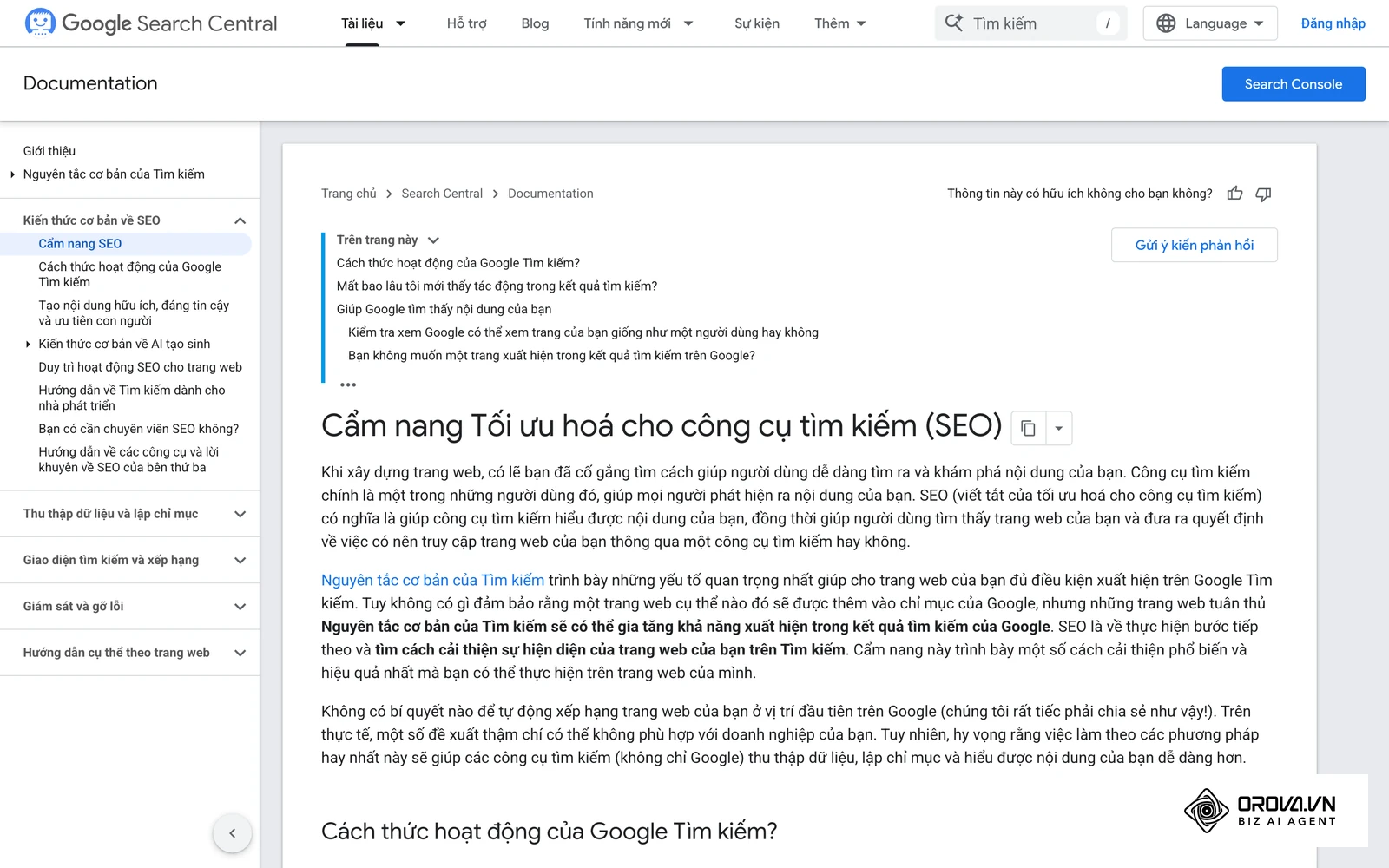 Điều này giúp Google Bot dễ dàng thu thập dữ liệu và hiểu được chuyên môn của website bạn.