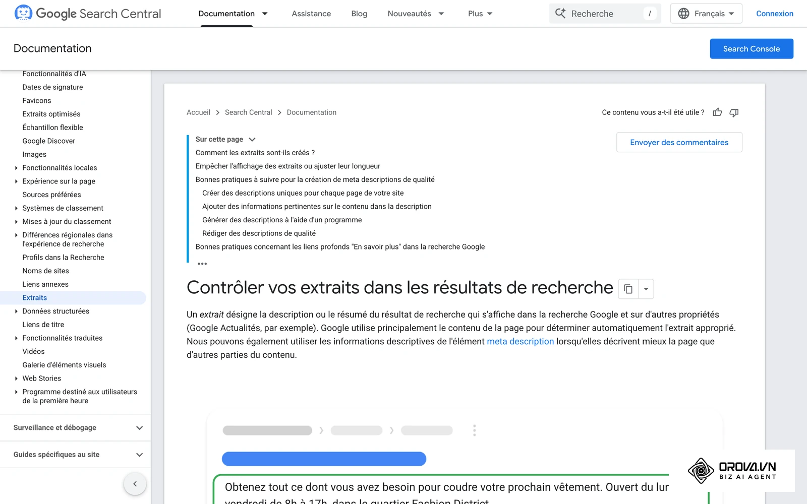 Comprendre l'affichage des extraits optimisés est crucial face à l'intelligence artificielle.