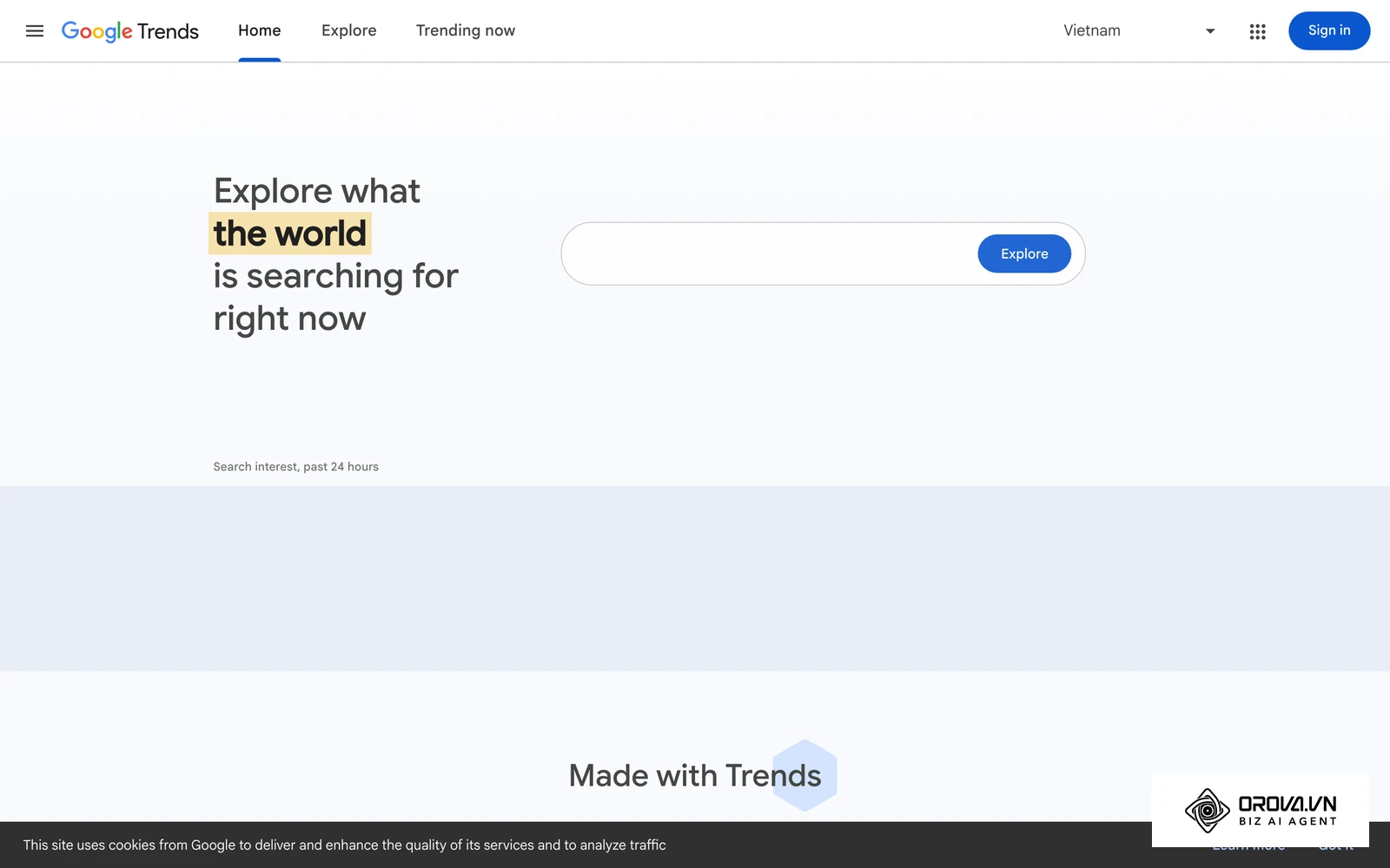 Google Trends helps visualize the seasonal demand for specific long tail variations over time.