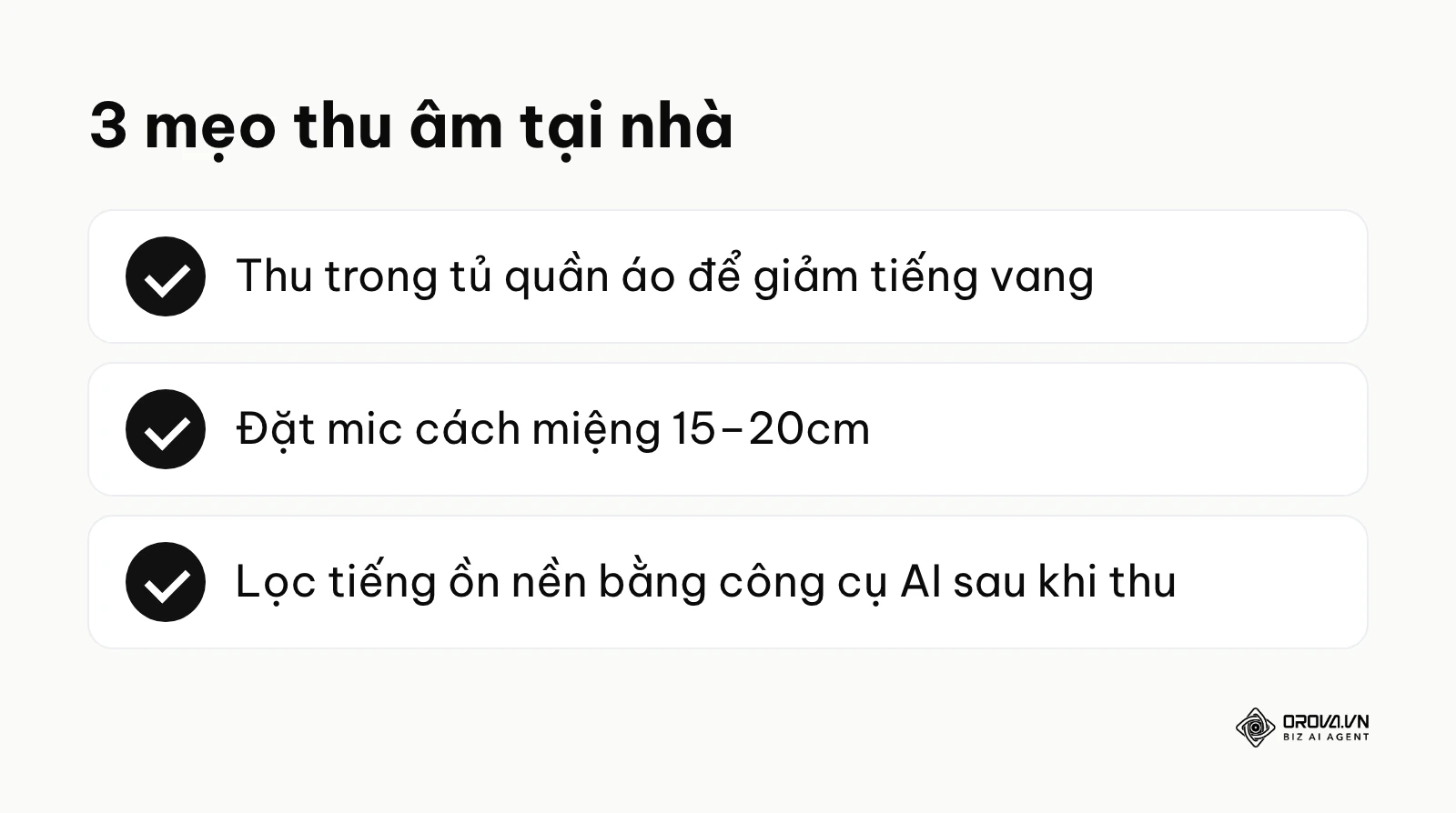 Ba mẹo thu âm lời giảng E-learning tại nhà