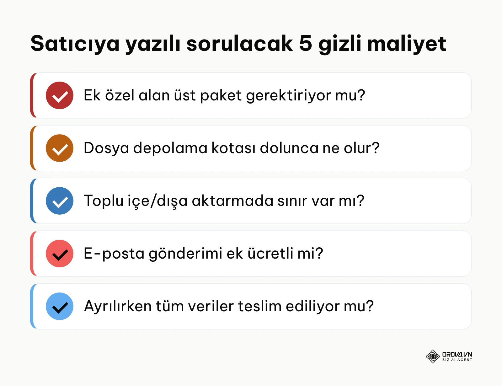 CRM seçerken satıcıya sorulacak 5 gizli maliyet sorusu