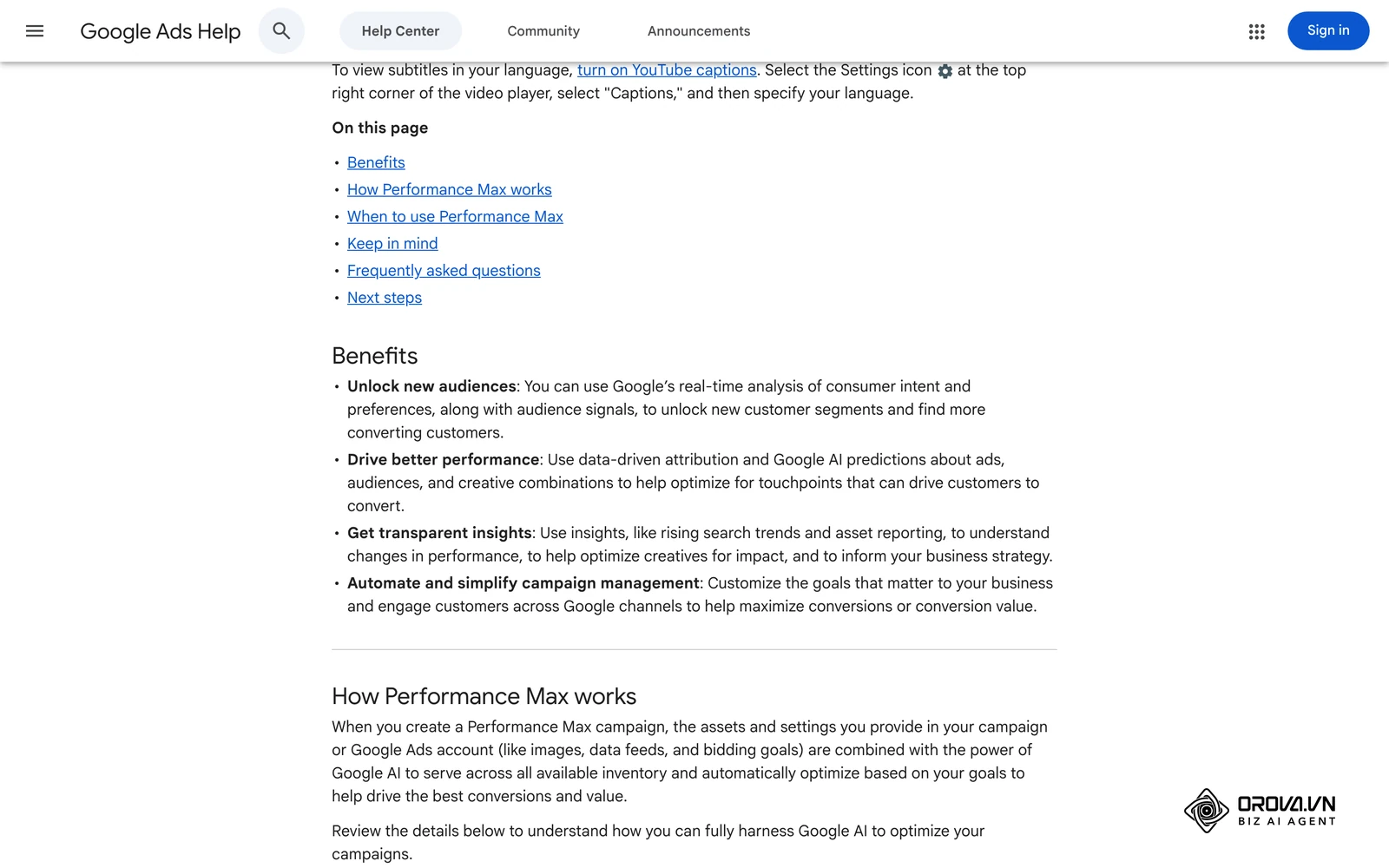 Performance Max is the truest expression of native AI ads on Google.