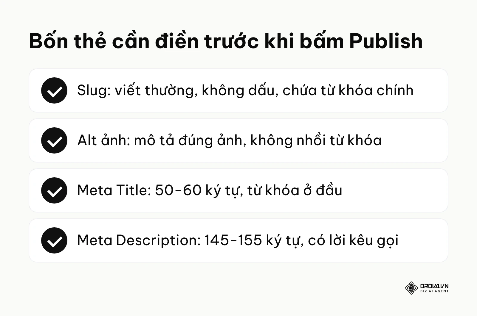 Bốn thẻ meta cần điền khi viết bài chuẩn SEO trên WordPress