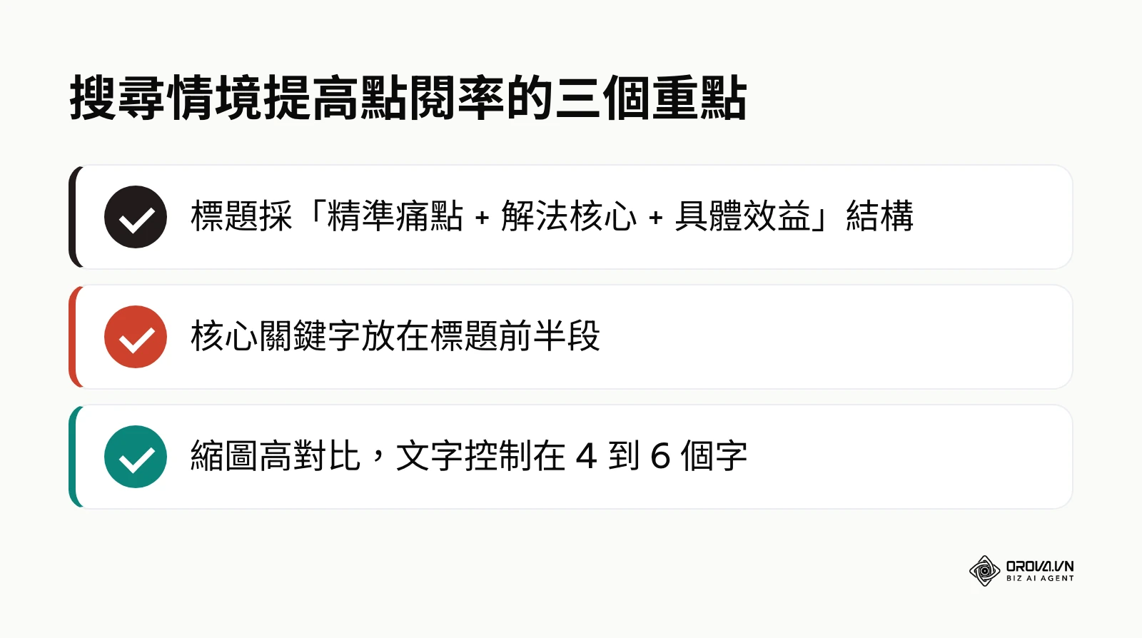 搜尋情境下提高點閱率的三個重點