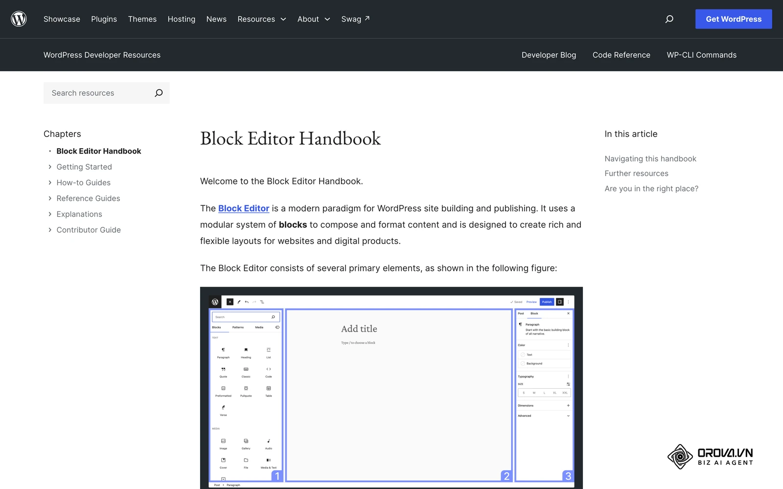 Manual para desarrolladores sobre el editor de bloques Gutenberg y la reducción de carga en el DOM.