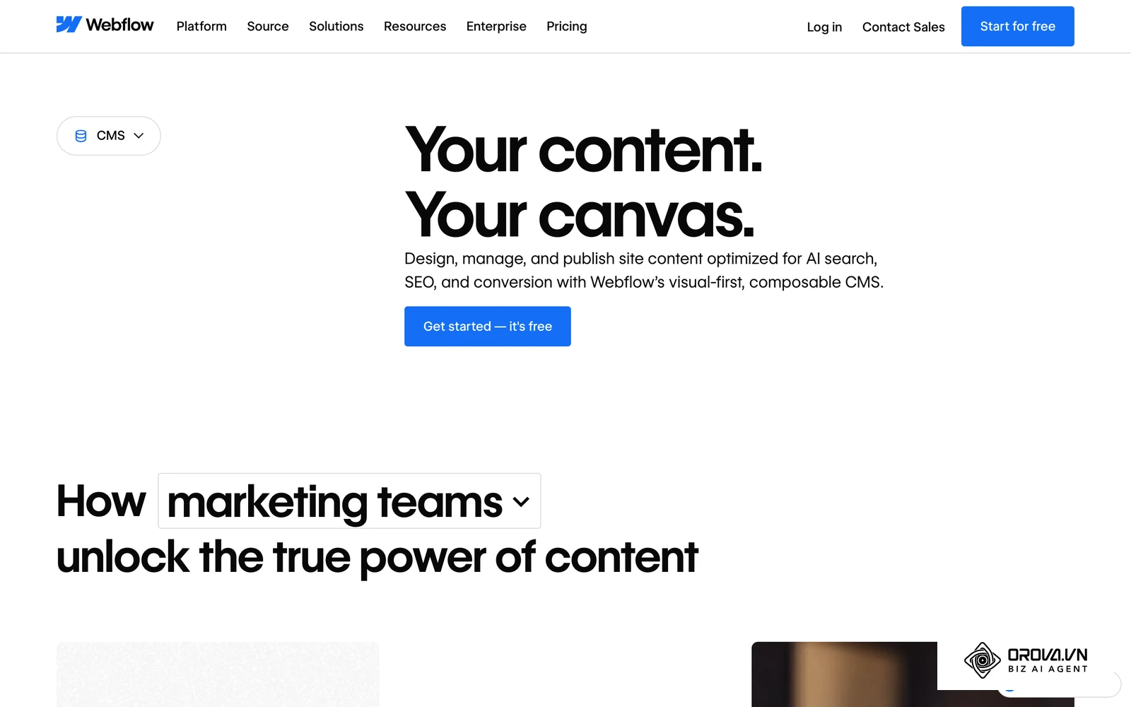 ទំព័រមុខងារ Webflow CMS បង្ហាញពីរបៀបរៀបចំបណ្តុំទិន្នន័យ (Collection) ដែលភ្ជាប់ទៅ Template ទំព័រតែមួយ