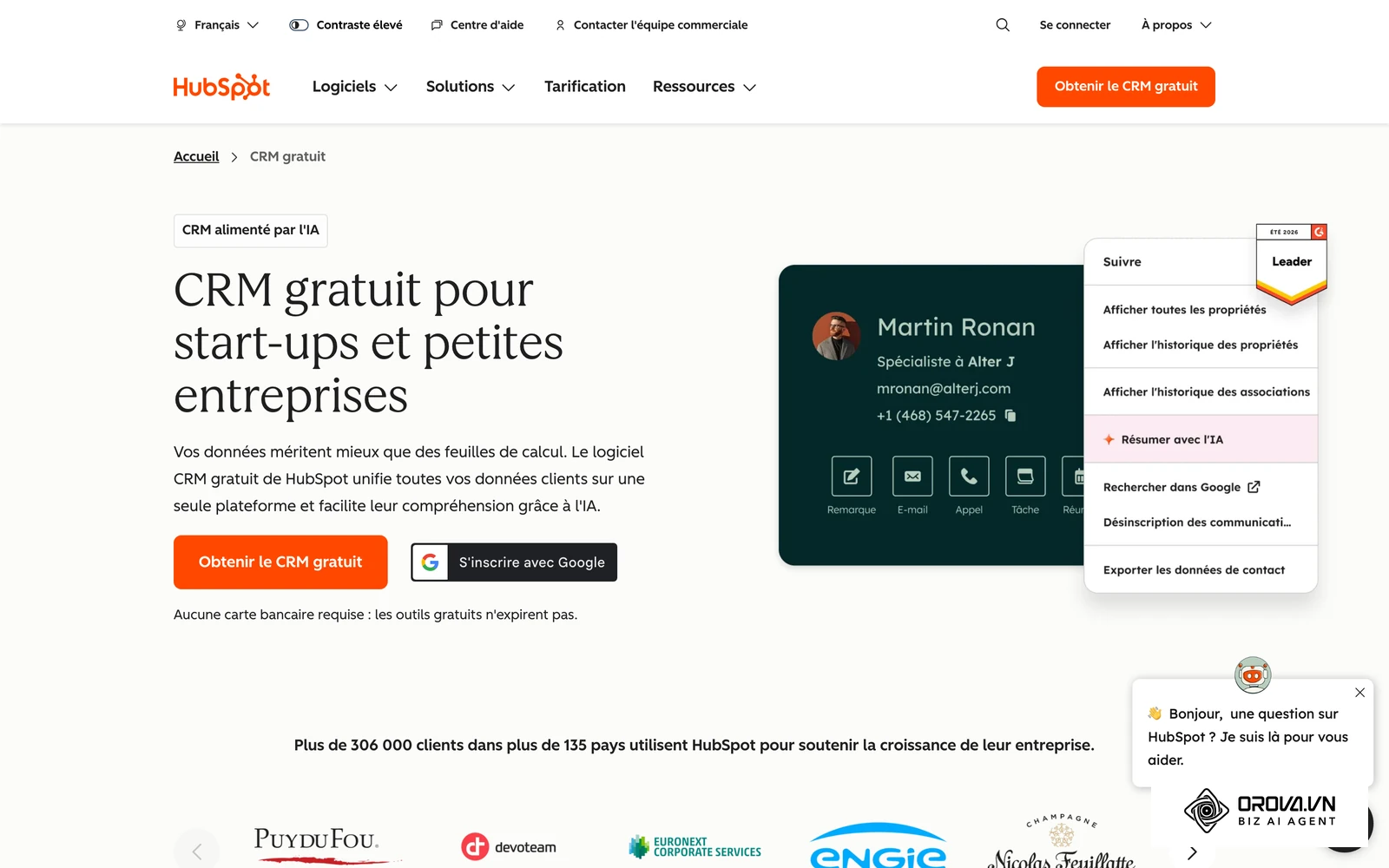 Un CRM centralise l'historique d'achat nécessaire au calcul de la valeur vie client.
