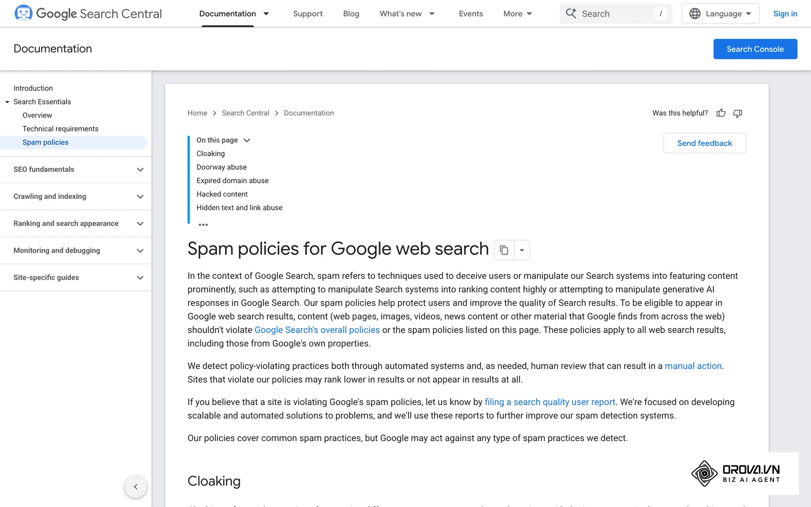 Reviewing Google's strict spam policies is the first step before planning any external outreach strategy.