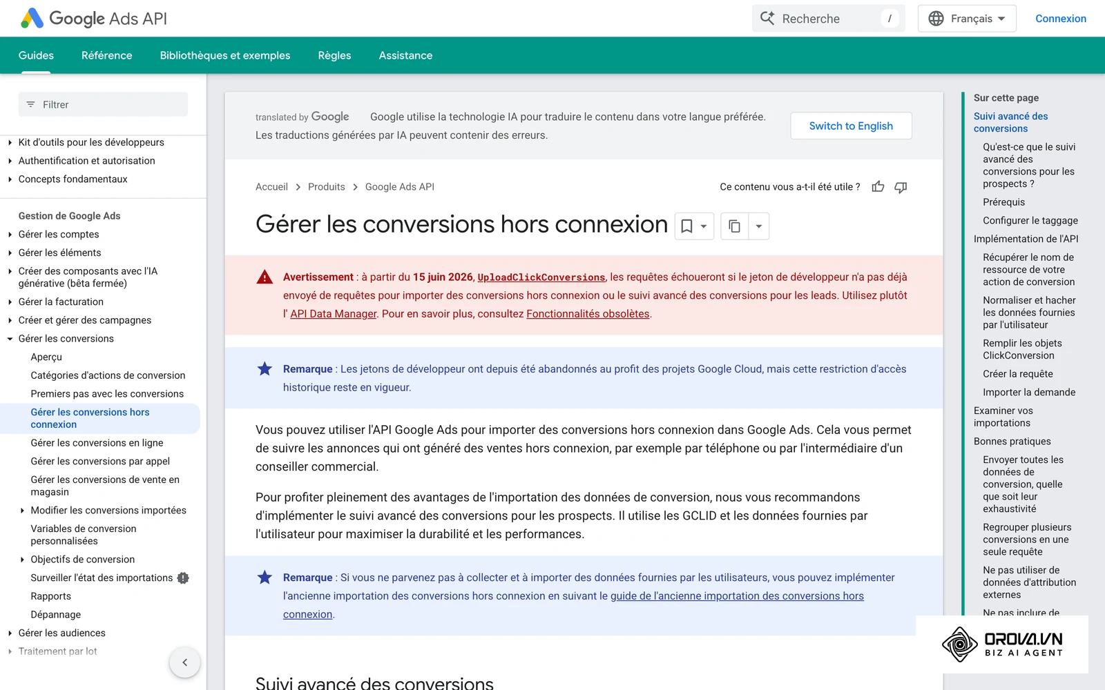 L'import des conversions hors connexion relie les achats du CRM au clic publicitaire.