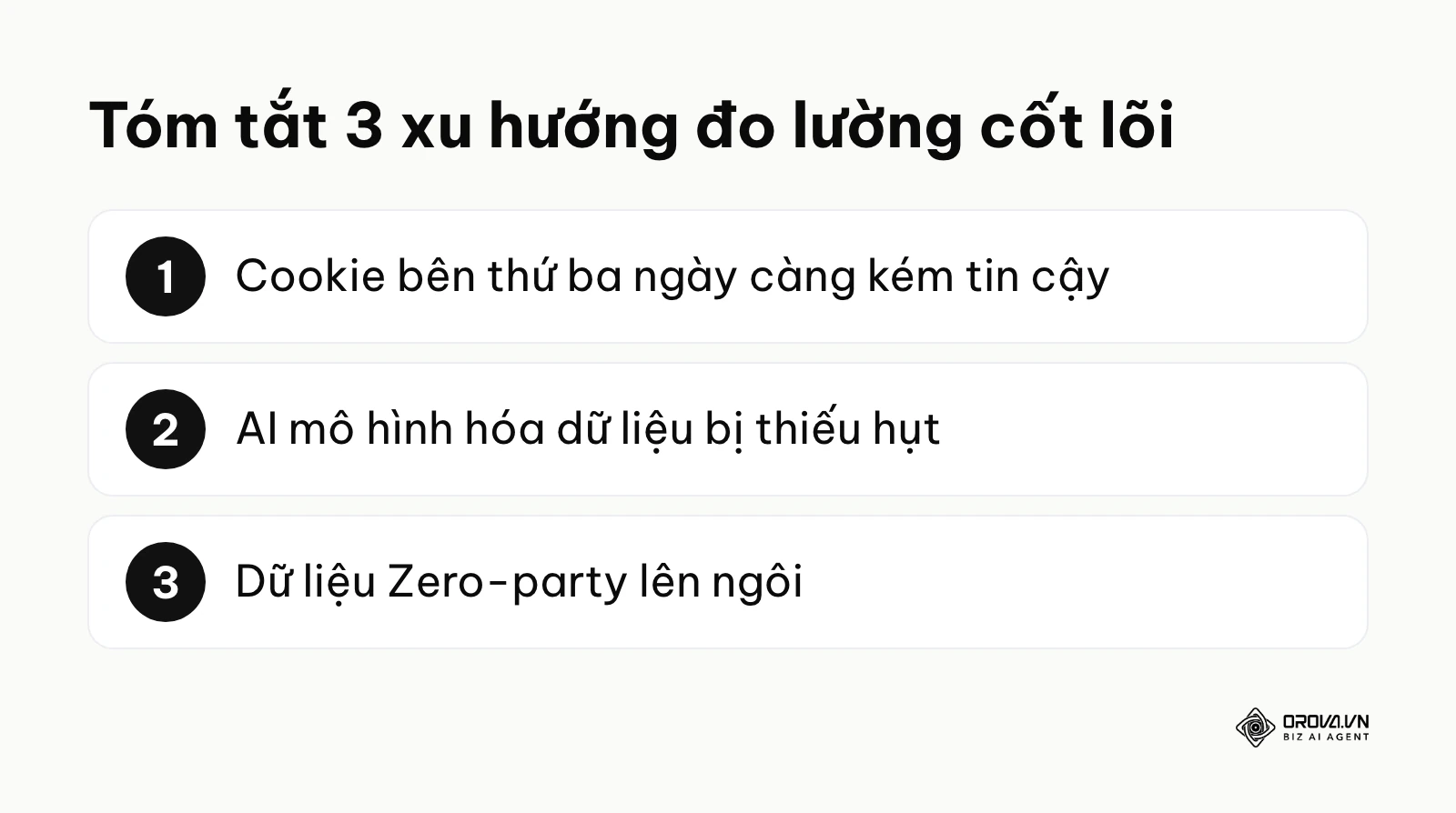 Danh sách 3 xu hướng tương lai của lĩnh vực theo dõi dữ liệu người dùng