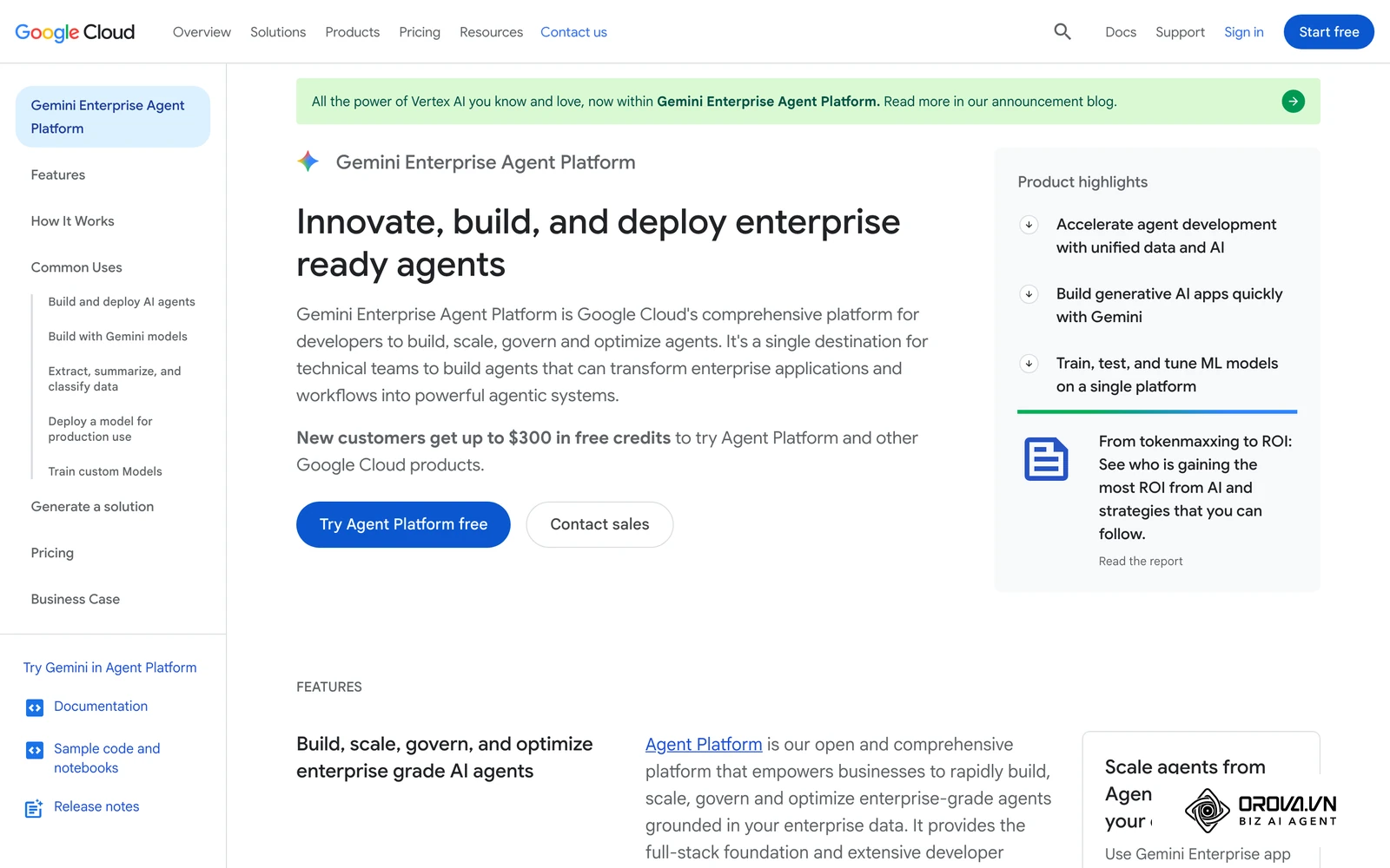 Google Cloud's agent platform: the kind of AI infrastructure that software ad agents are built on.
