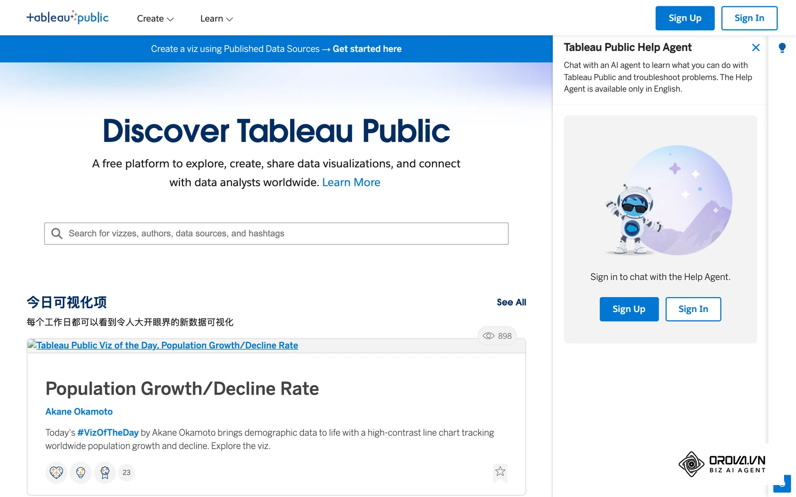 Tableau Public 提供了大量优秀的商业看板案例供零基础学习者参考。