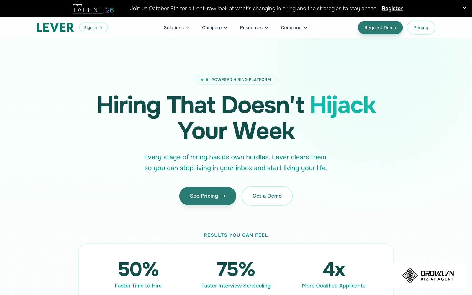 Built-in scheduling inside an ATS keeps candidate data and interview logistics in one dashboard.