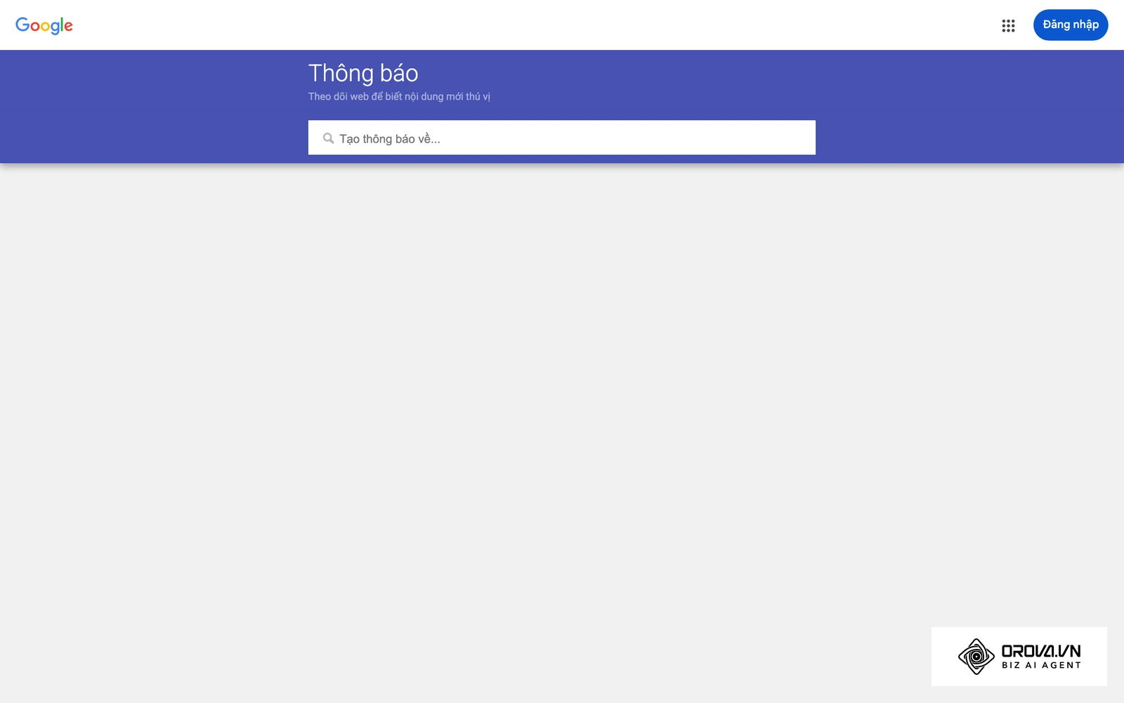 Trang Google Alerts: nhập từ khoá, chỉnh tần suất và nhận email khi có trang mới nhắc tới từ khoá đó.
