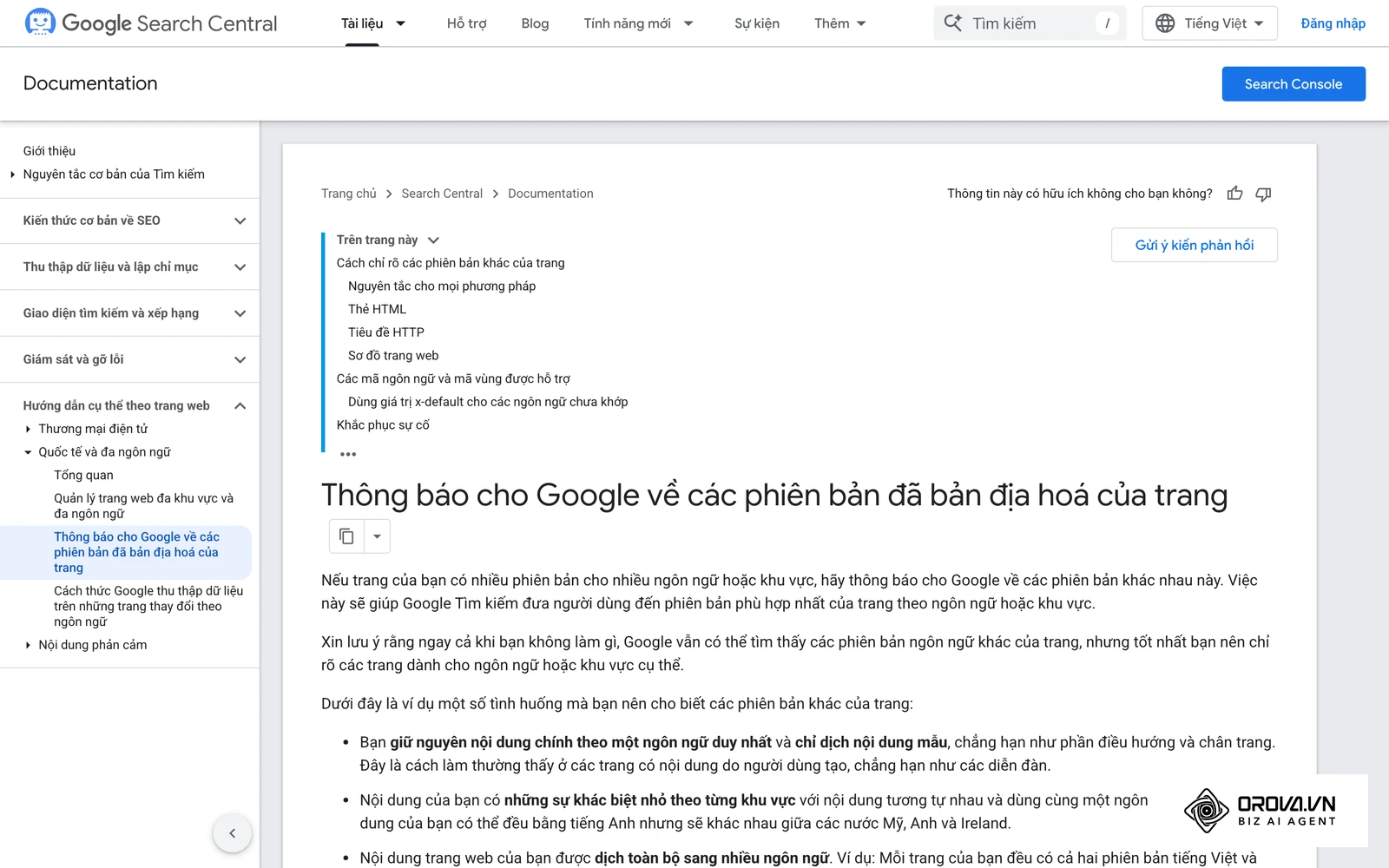 Thẻ hreflang là tín hiệu quan trọng nhất báo cho Google biết trang nào dành cho ngôn ngữ/quốc gia nào, giúp tránh lỗi trùng lặp nội dung (Duplicate Content).