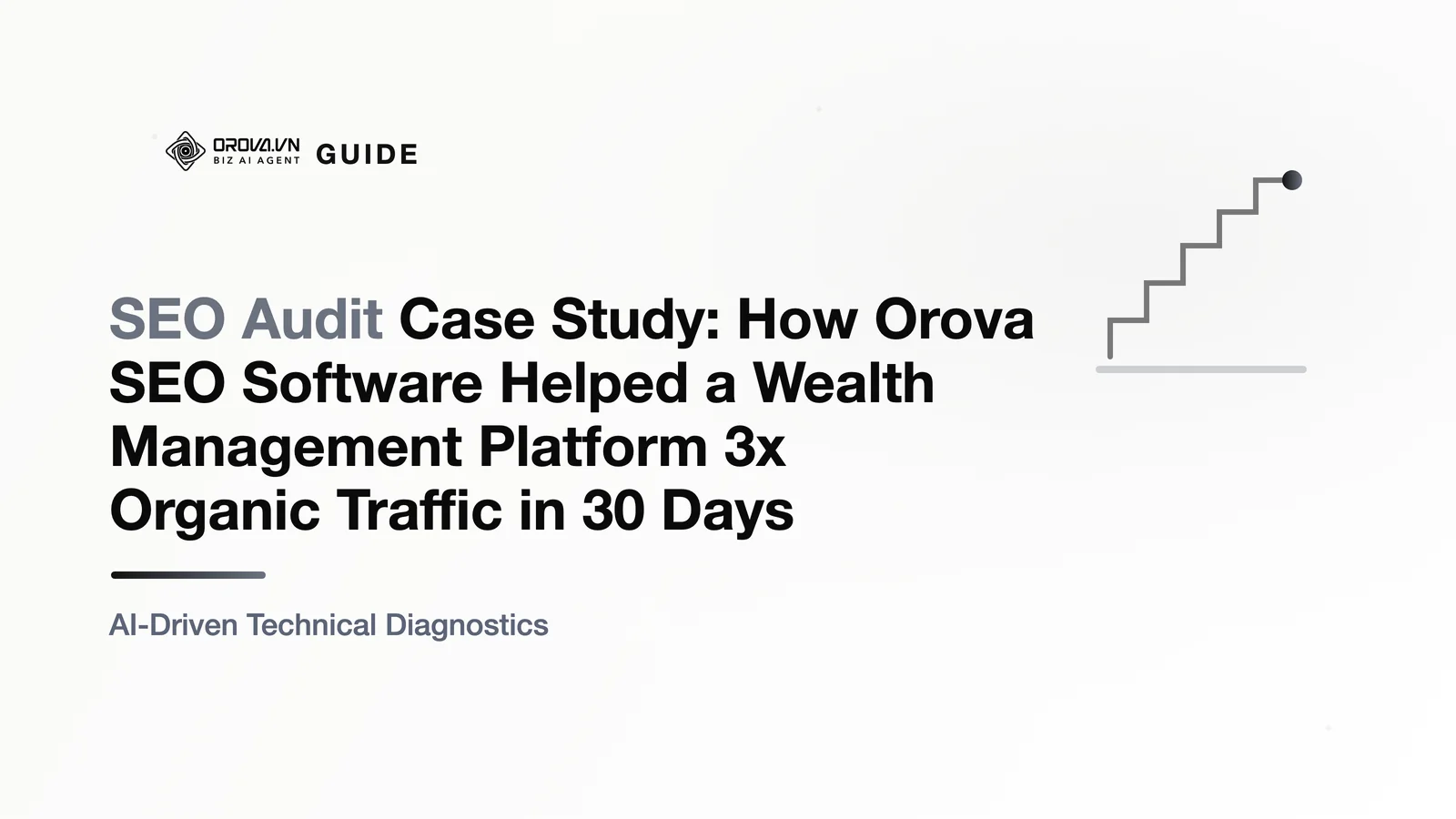 SEO Audit Case Study: How Orova SEO Software Helped a Wealth Management Platform 3x Organic Traffic in 30 Days