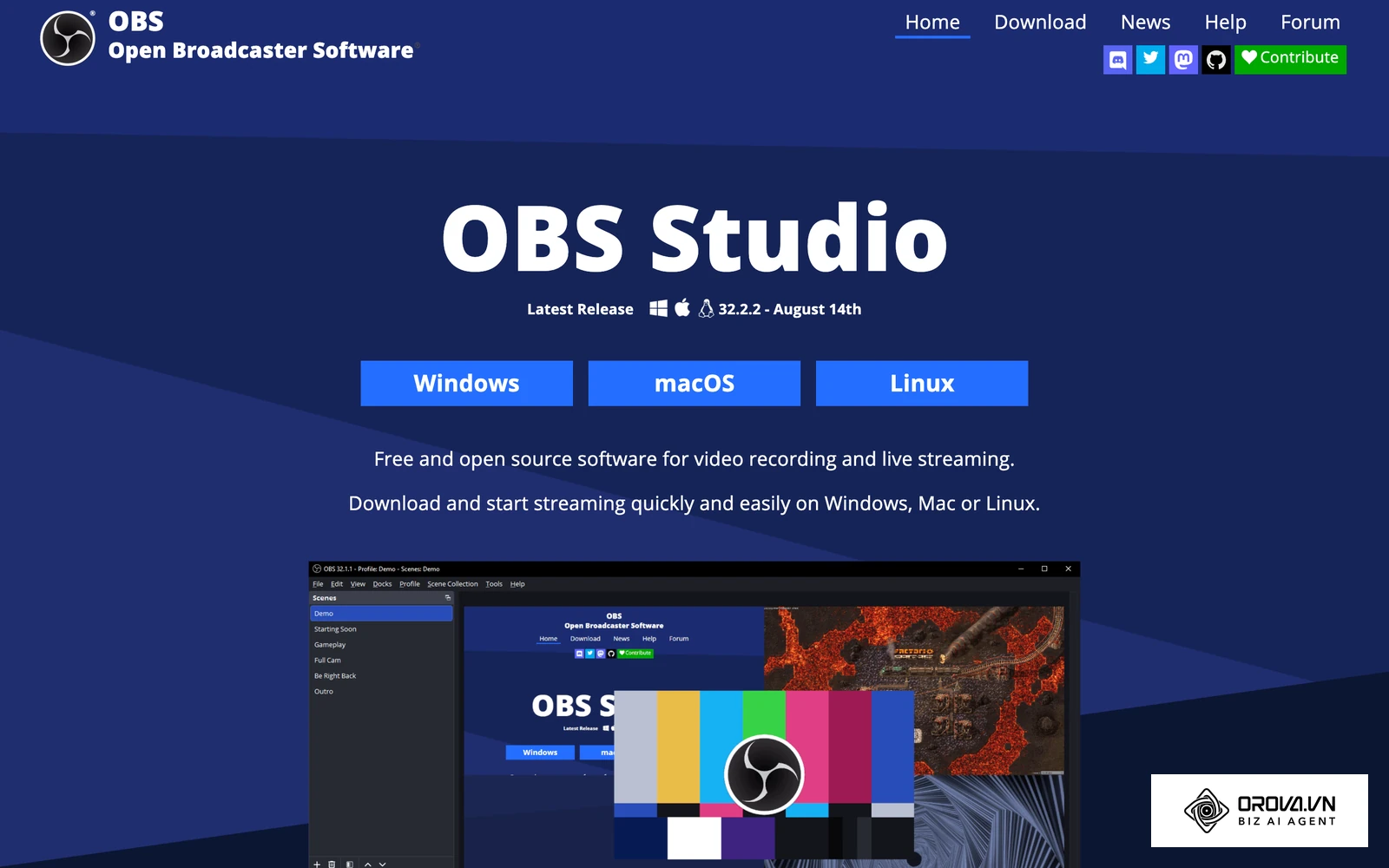OBS Studio is a powerful, free software tool used for high-quality screen recording and live streaming.