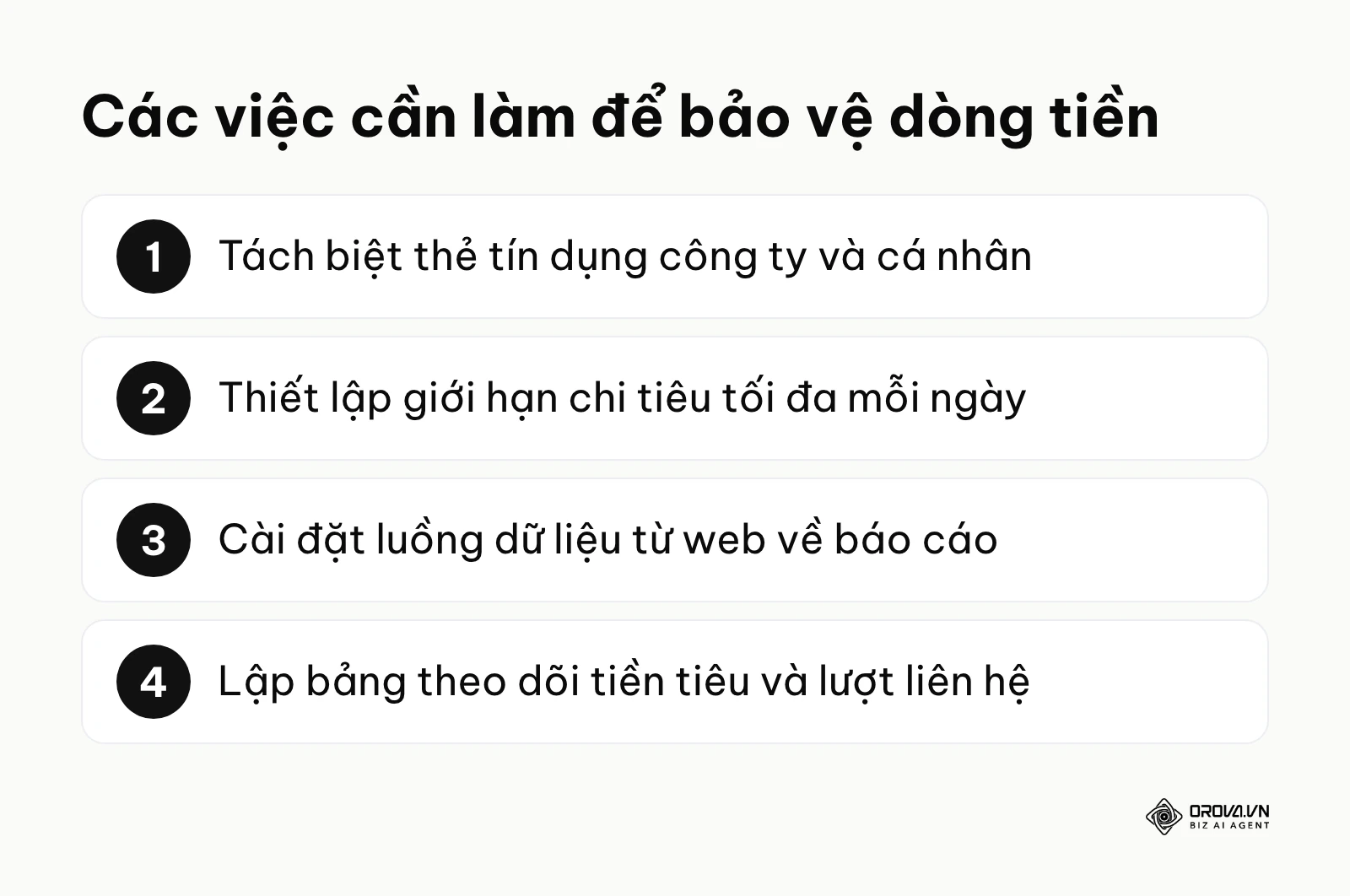 Các bước kiểm soát ngân sách dành cho chủ doanh nghiệp.
