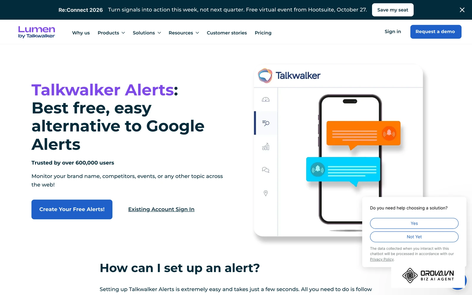 ລະບົບ Talkwalker Alerts ເຊິ່ງເປັນທາງເລືອກແທນ Google Alerts