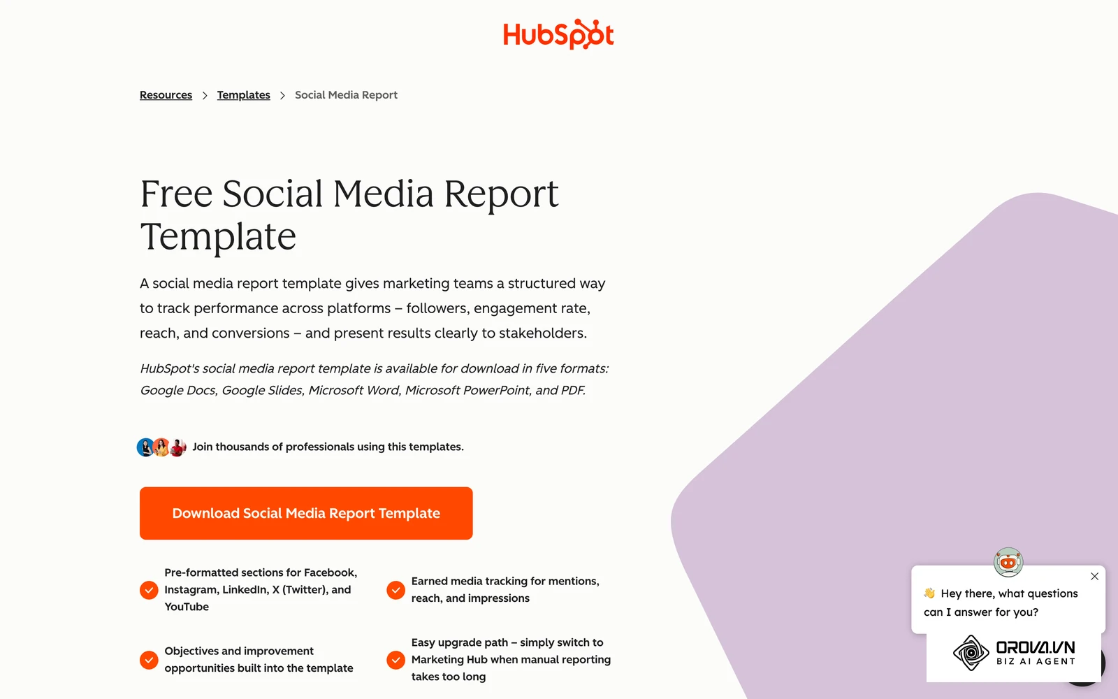 គំរូ HubSpot ជួយតាមដានការចូលរួមលើបណ្តាញសង្គមបានយ៉ាងងាយស្រួល។