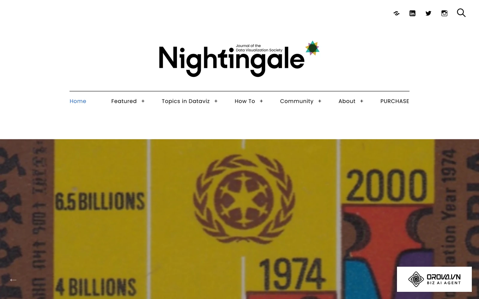 A digital publication focusing on data visualization design and best practices for charts.