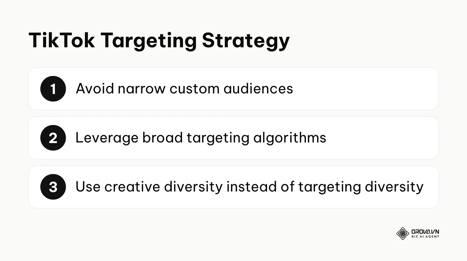 Summary of TikTok ad targeting strategies