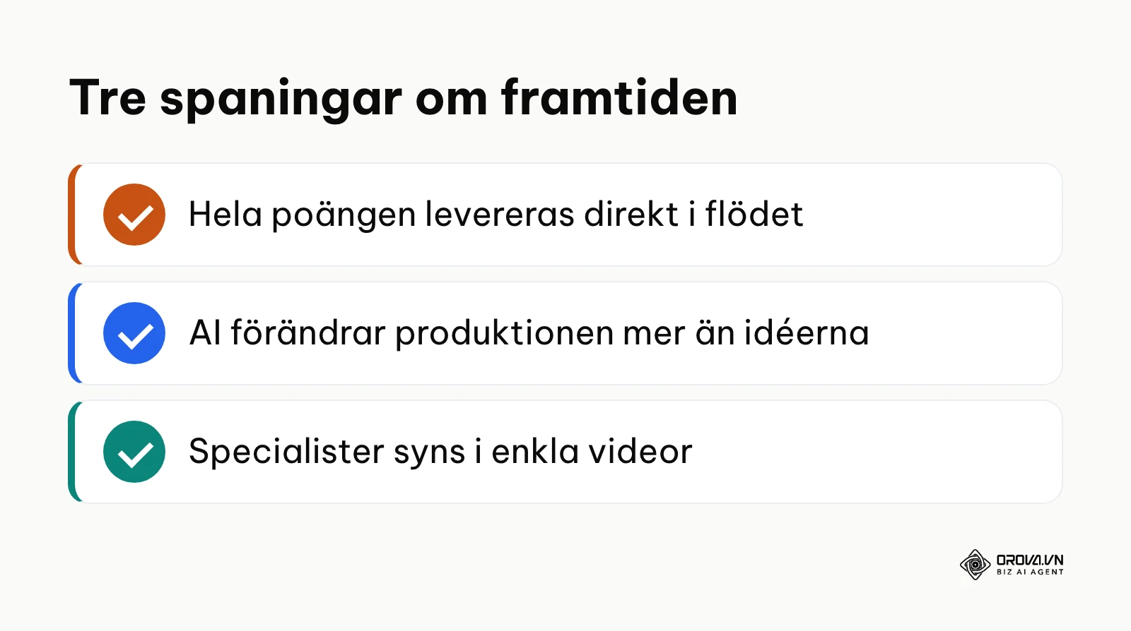 Sammanfattning av tre spaningar om hur företag kommer att arbeta i sociala medier.