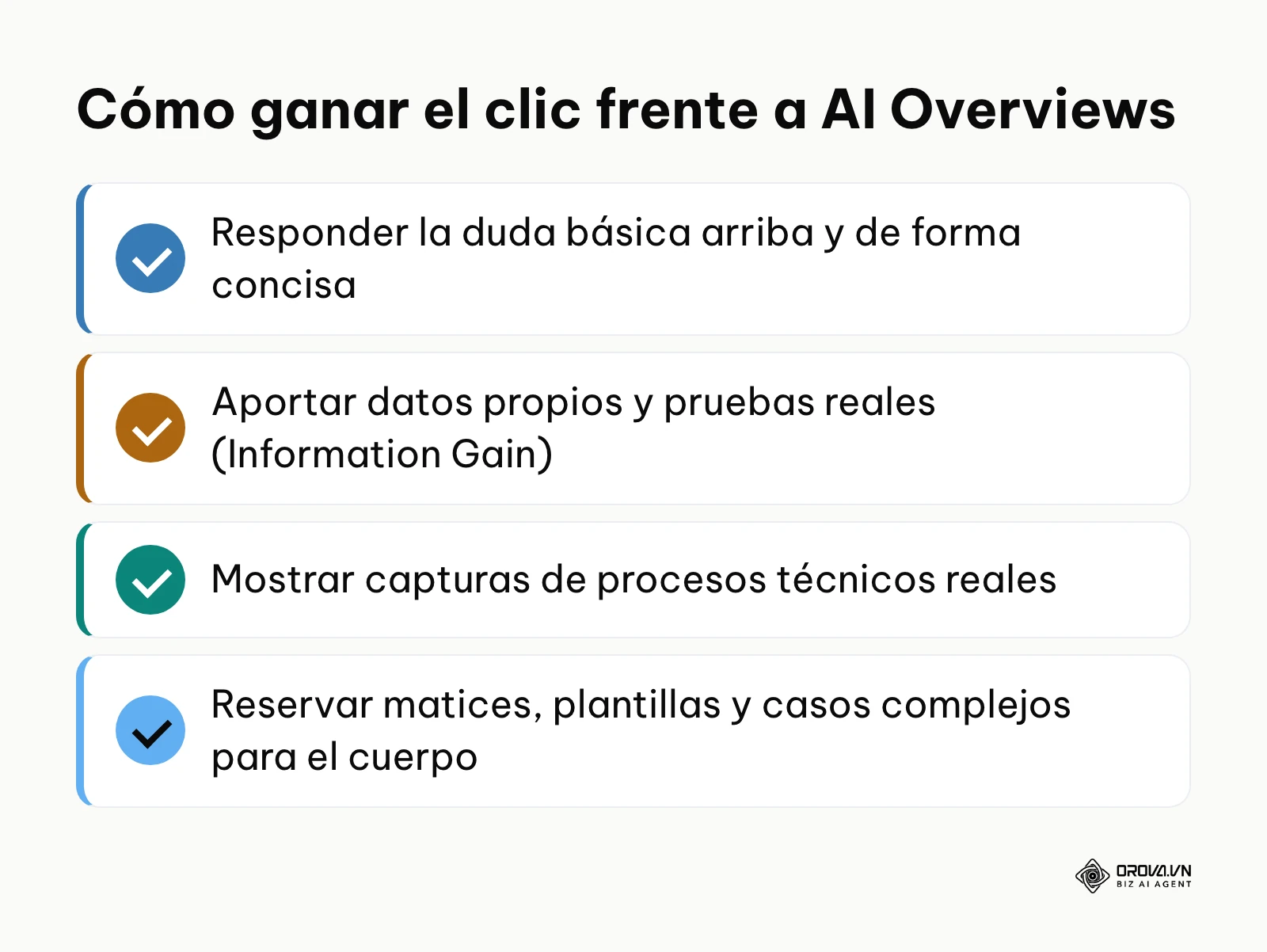 Principios para mantener el clic cuando Google muestra AI Overviews