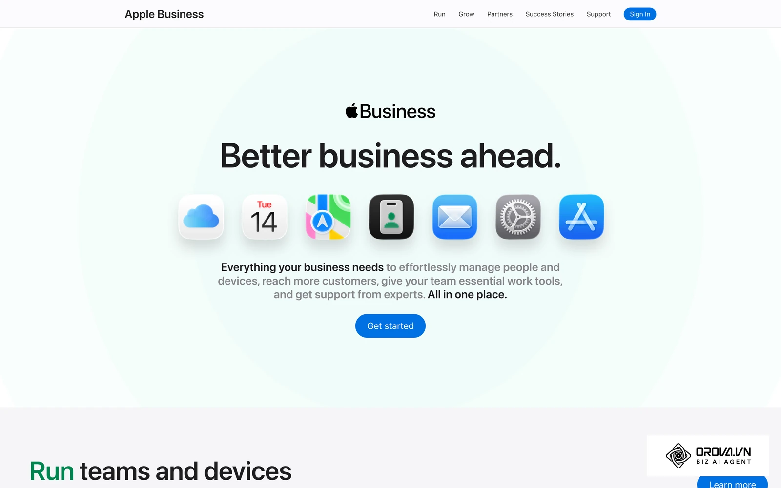 Apple Business, Apple's official hub where businesses manage how they show up across Apple apps such as Maps.
