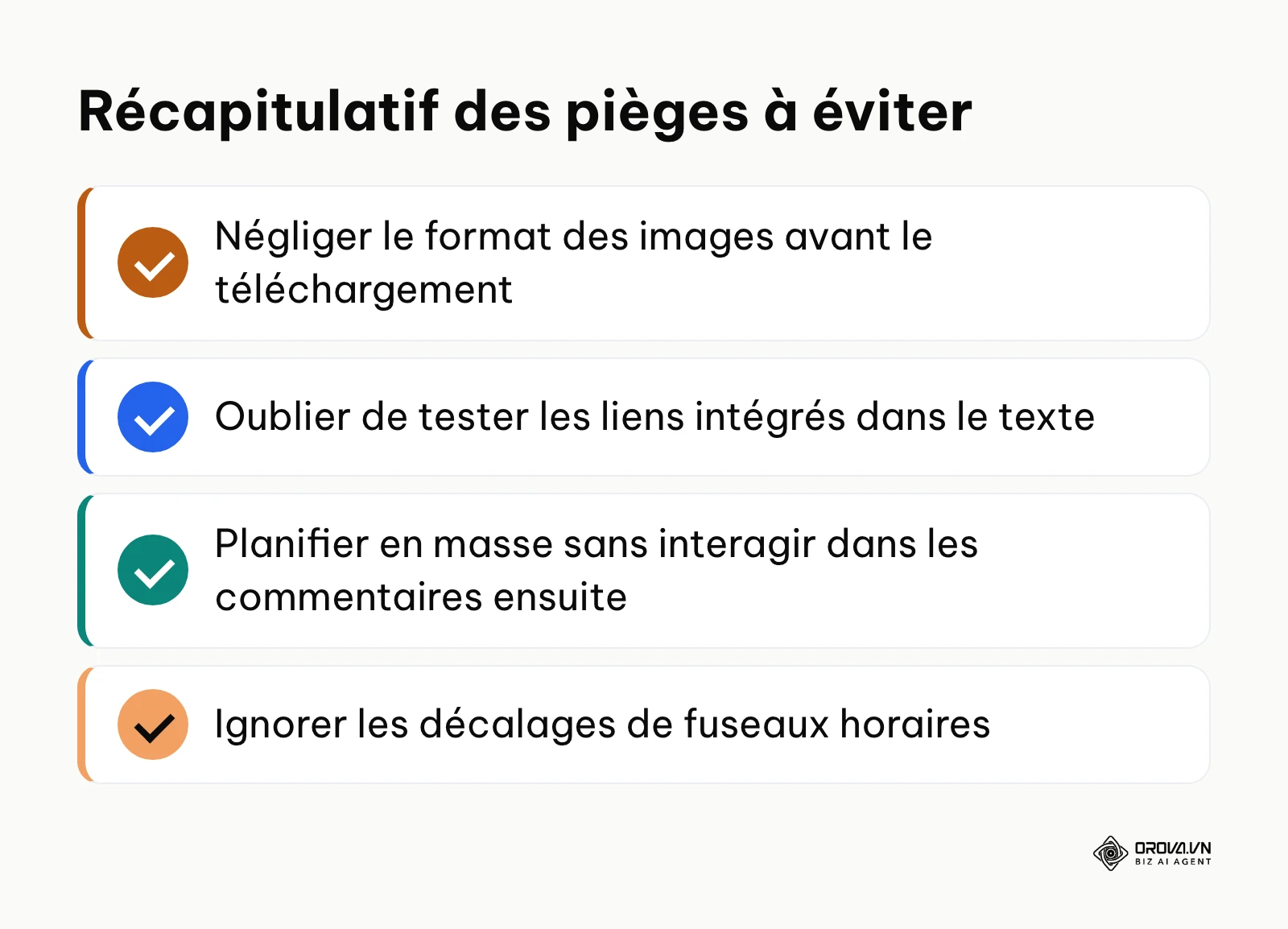 Liste des erreurs courantes lors de la programmation sur Facebook