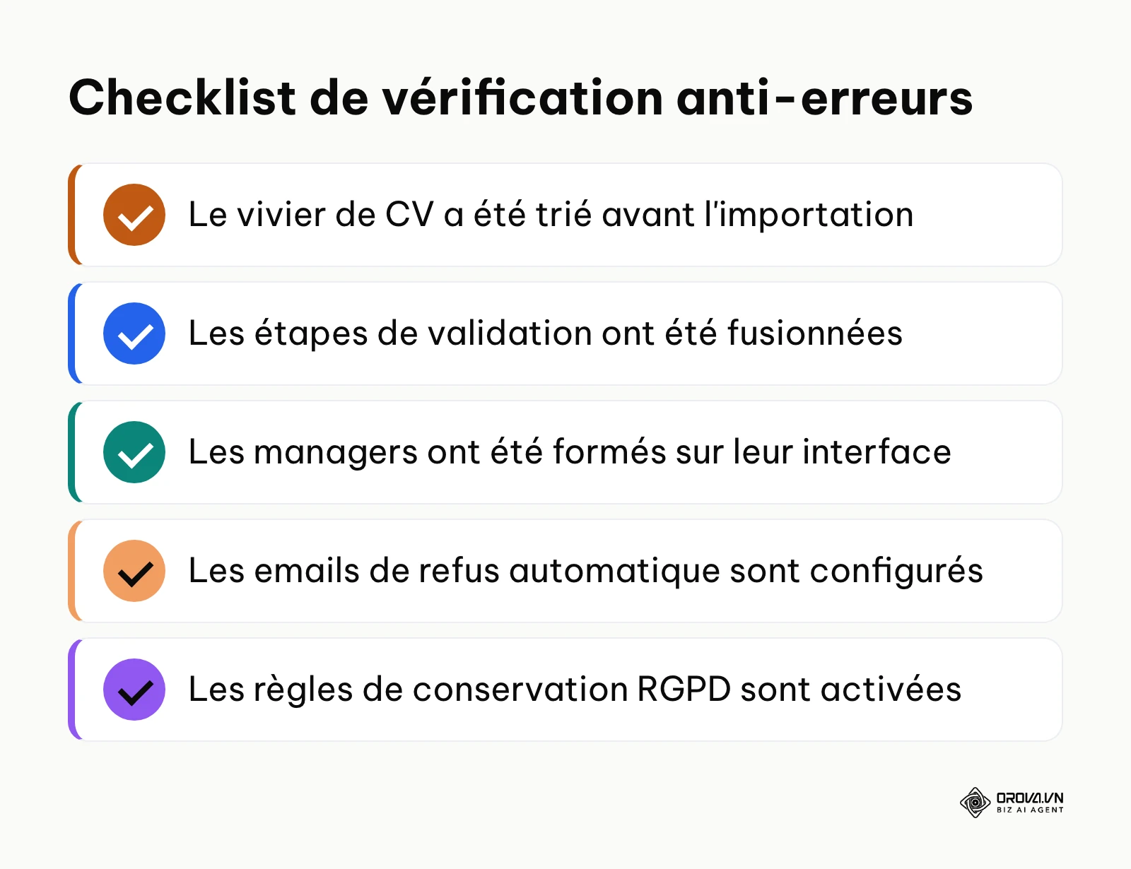 Liste à cocher pour éviter les erreurs de déploiement d'un ATS