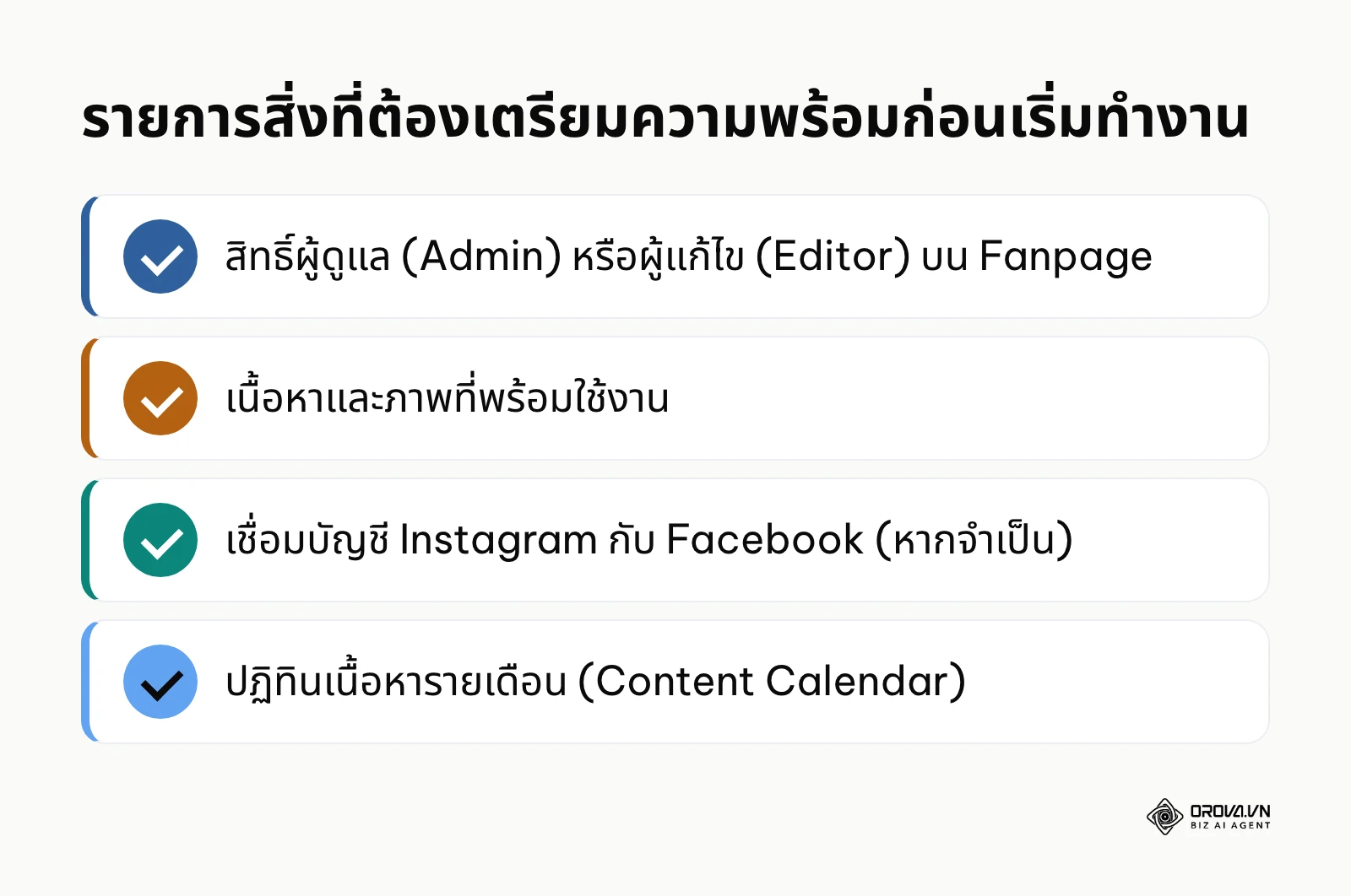 เช็กลิสต์รายการที่แอดมินเพจต้องเตรียมก่อนเริ่มตั้งเวลาโพสต์