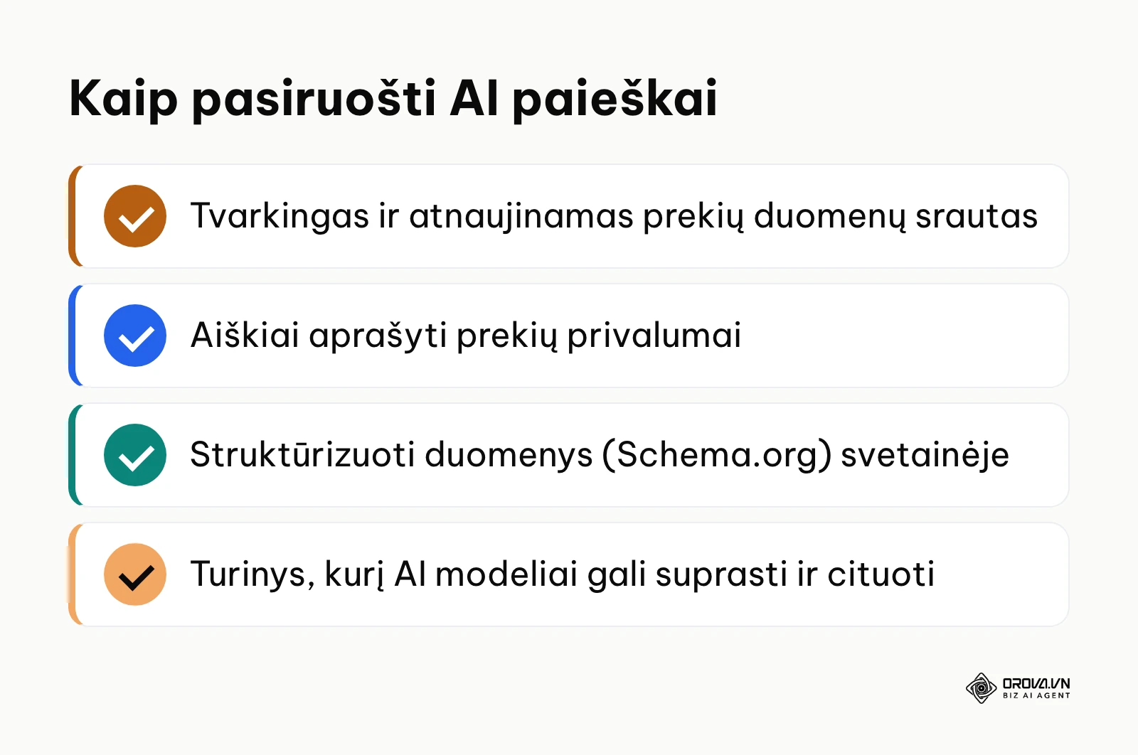 Santrauka: ką paruošti, kad prekes suprastų AI paieška