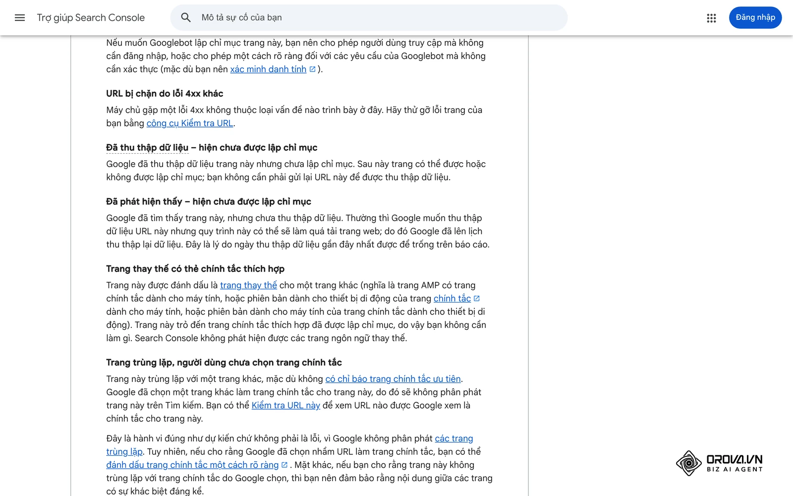 Khi bạn kiểm tra báo cáo "Lập chỉ mục trang" (Page Indexing) trong GSC, có 2 trạng thái lỗi mà các SEOer hay gặp nhất và cũng đau đầu nhất.