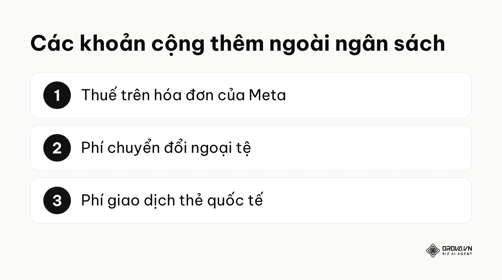 Hai khoản chi cộng thêm ngoài ngân sách quảng cáo Instagram