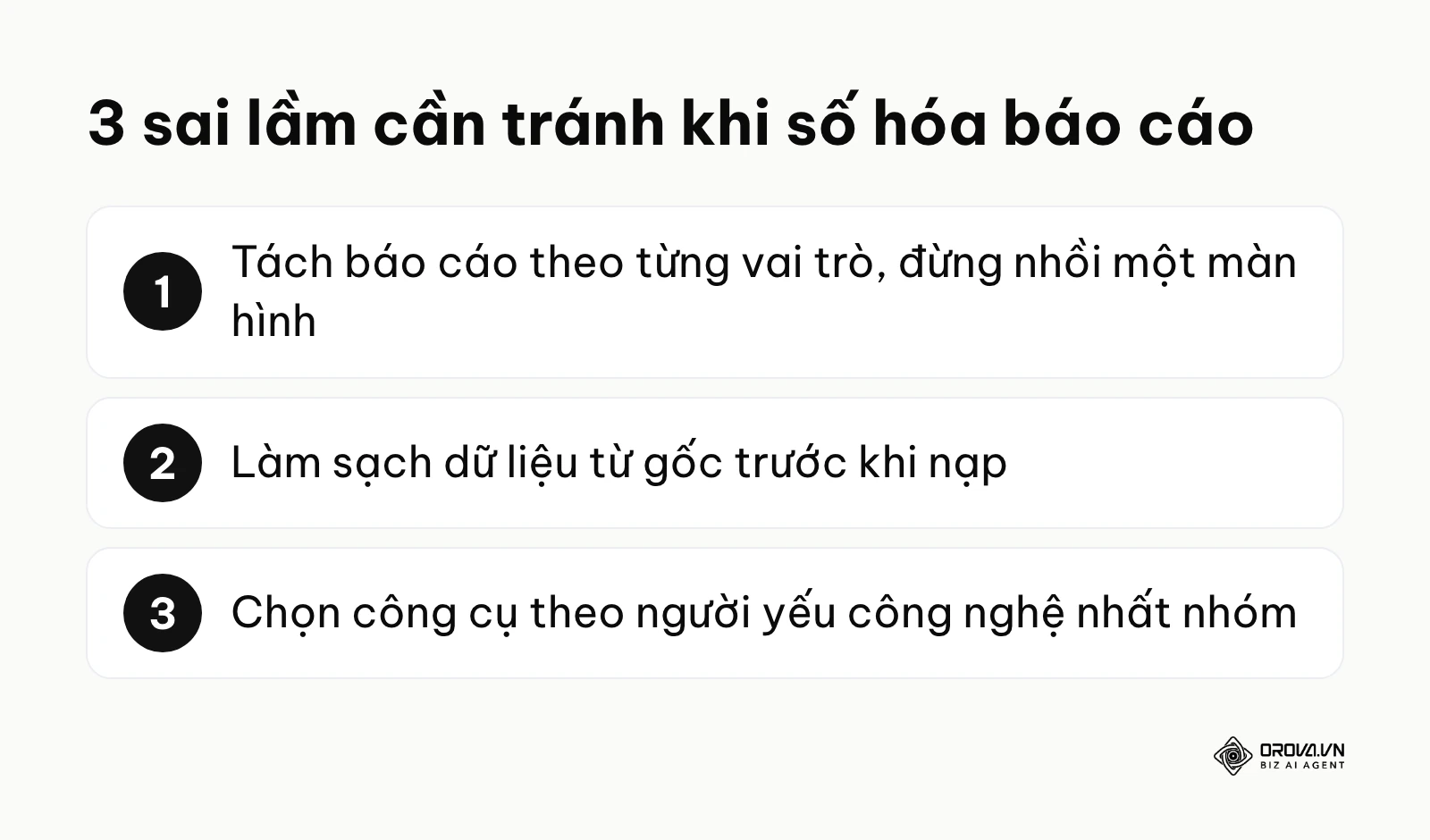 Tóm tắt 3 sai lầm phổ biến khi chọn và triển khai phần mềm dashboard