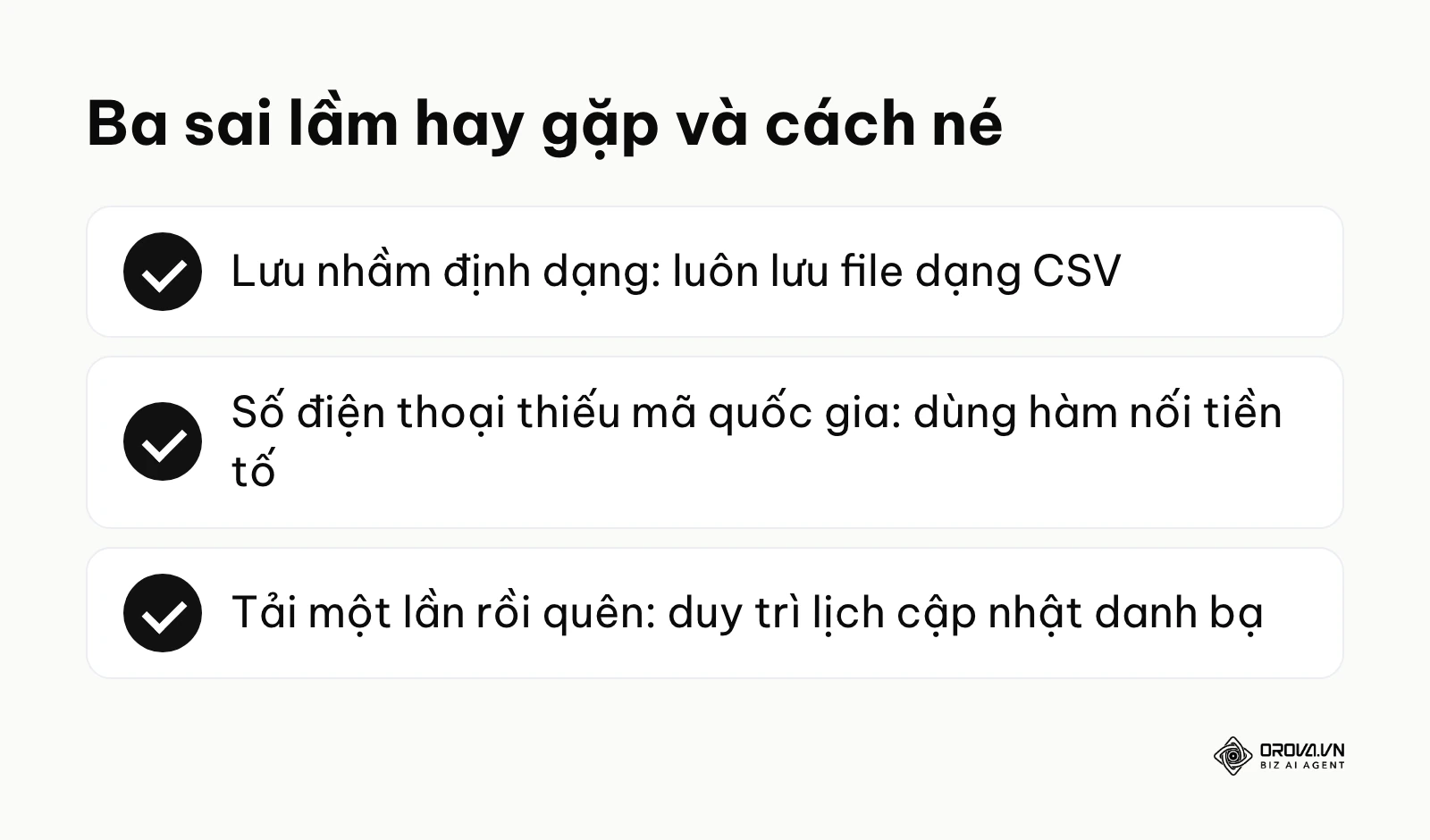 Tóm tắt ba sai lầm hay gặp khi làm tệp khách hàng Google Ads và cách né từng lỗi.