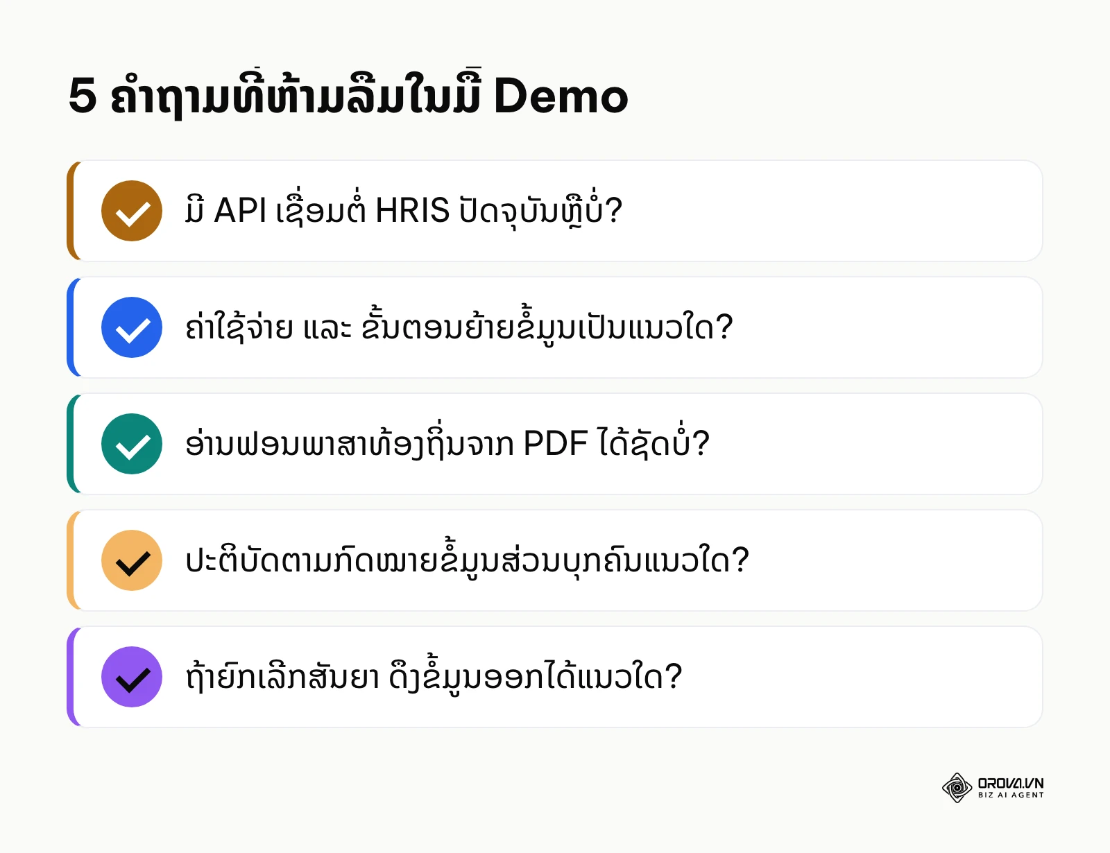 ລາຍການ 5 ຄຳຖາມສຳຄັນທີ່ຕ້ອງຖາມຜູ້ຂາຍ ATS ໃນມື້ Demo