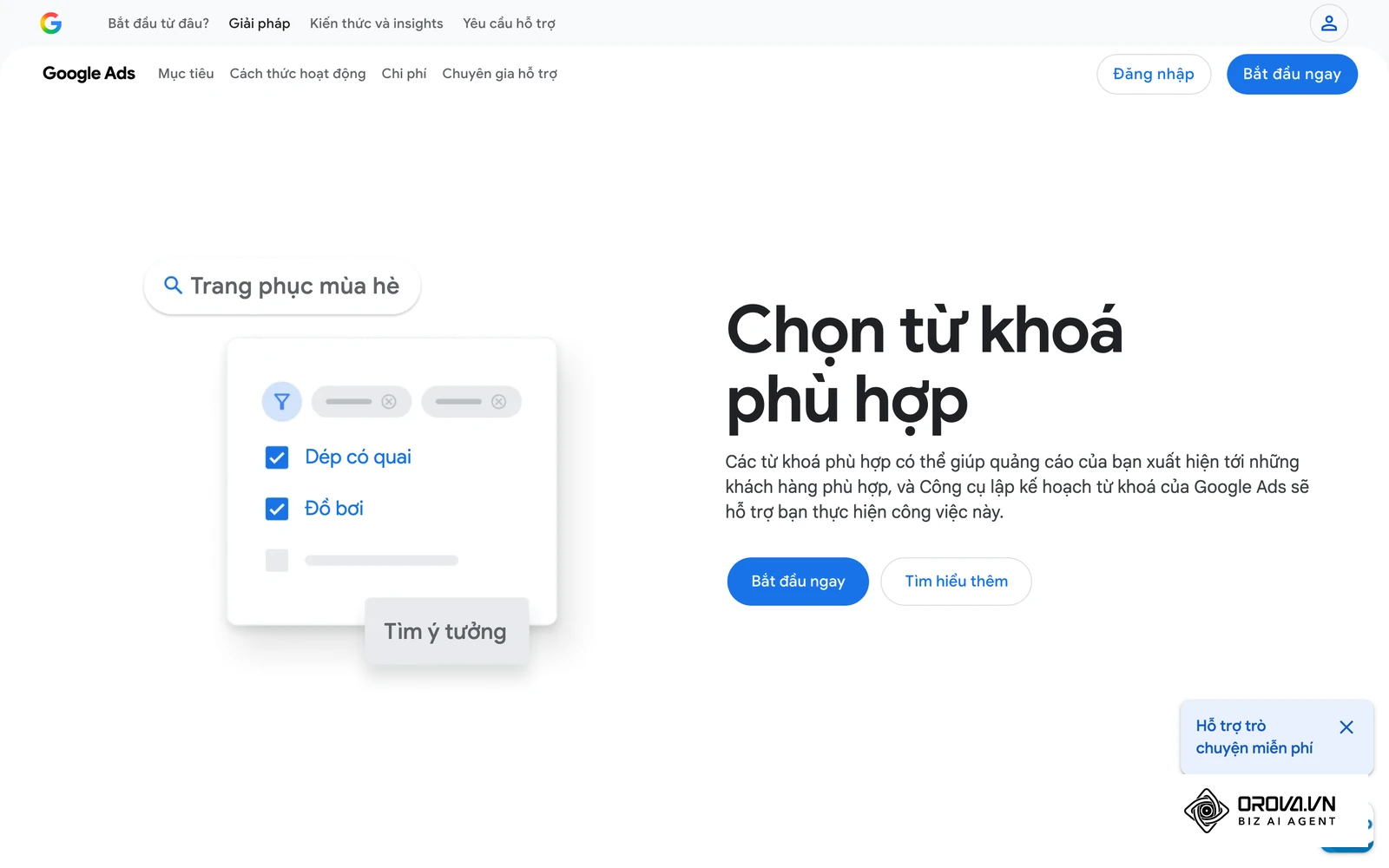 Trang giới thiệu Google Keyword Planner, công cụ giúp bạn tra lượt tìm kiếm và tìm thêm ý tưởng từ khoá trước khi viết bài.