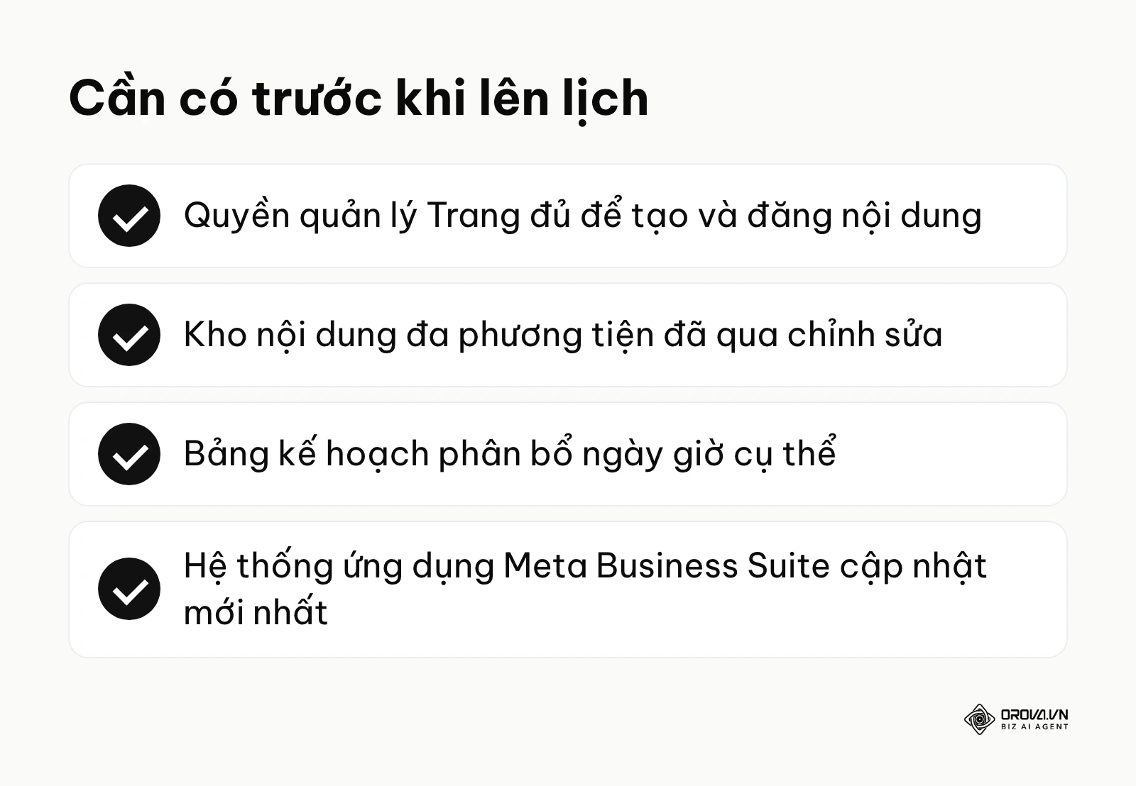 Danh sách các điều kiện cần thiết trước khi cấu hình hệ thống hẹn giờ trên mạng xã hội