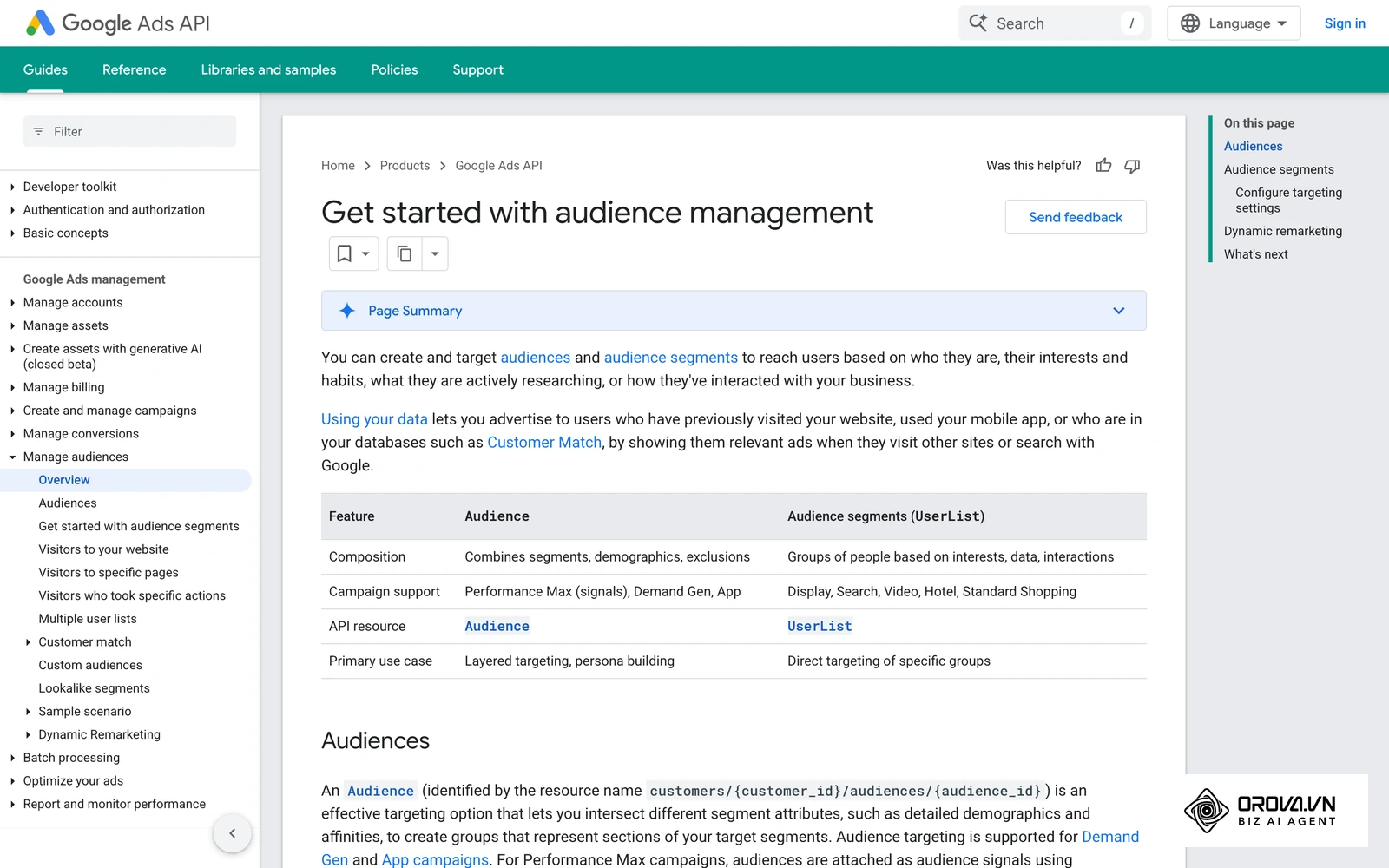 Google's official Google Ads documentation on audience management explains how audience segments, including visitors to your website, are built and targeted.