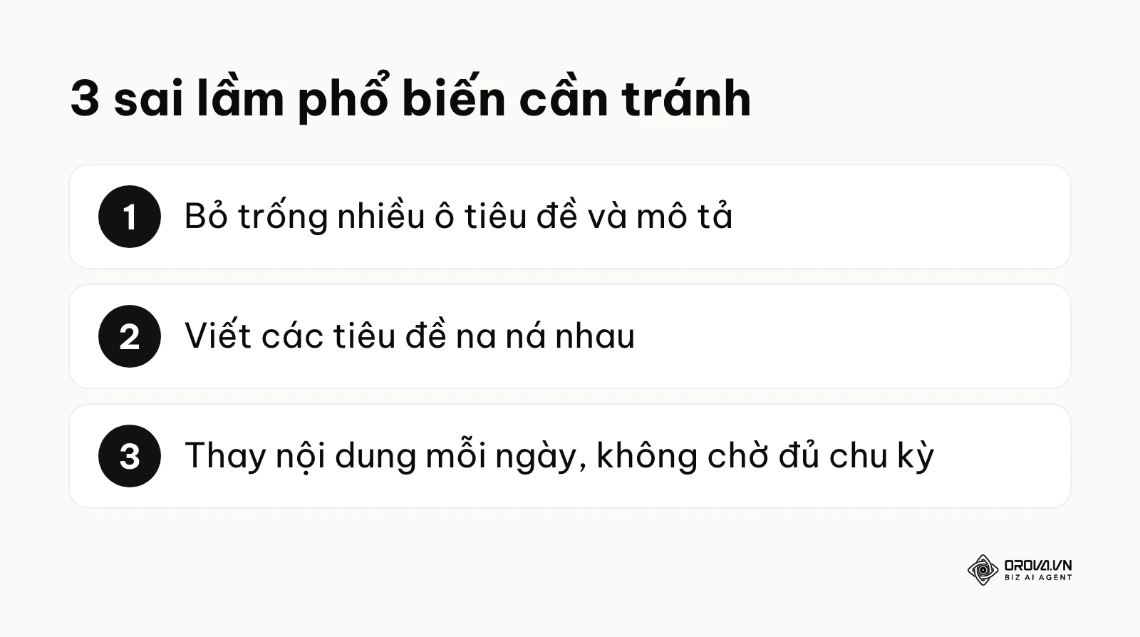 Ba sai lầm phổ biến khi triển khai quảng cáo tìm kiếm thích ứng