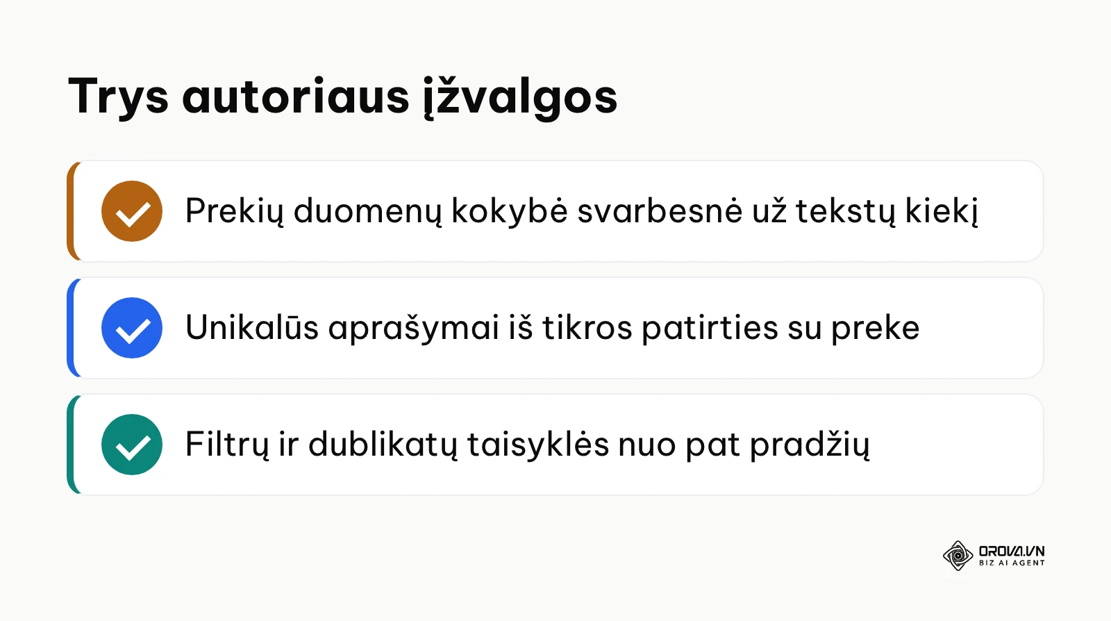 Trijų el. parduotuvių SEO tendencijų suvestinė