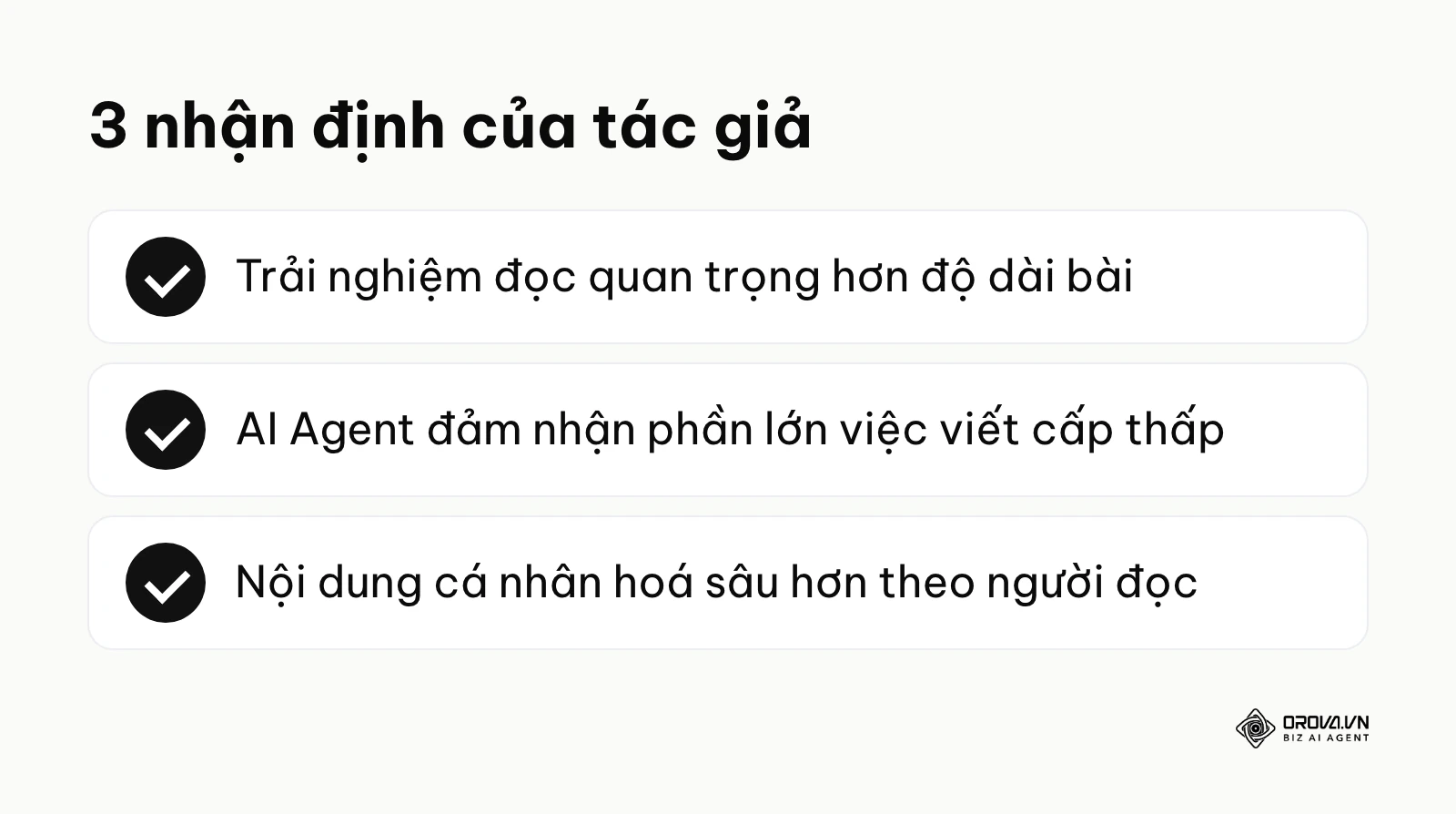 Ba nhận định về xu hướng nội dung website